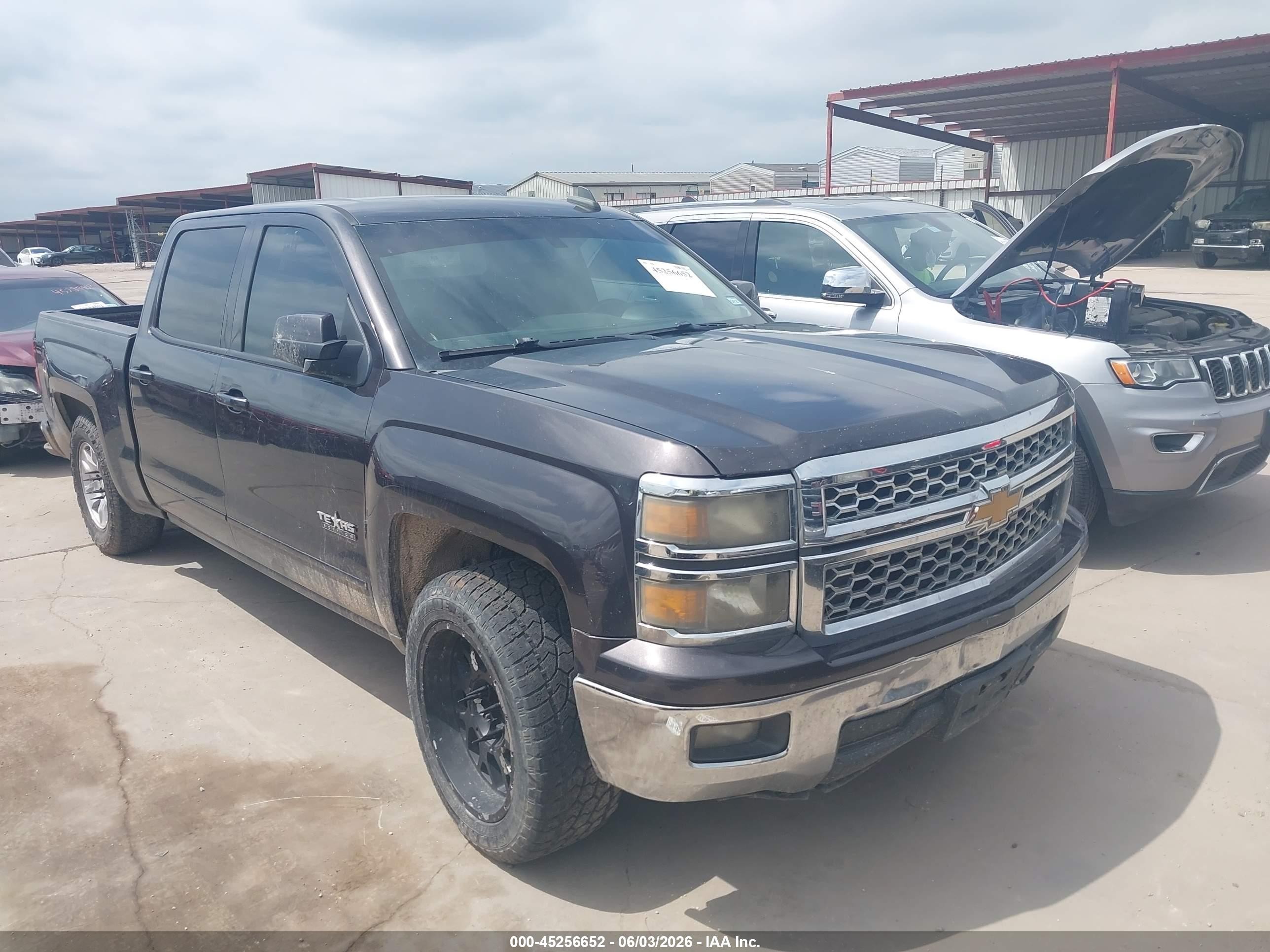 2015 Chevrolet Silverado 1500 1lt Gray vin: 3GCPCREC4FG375584