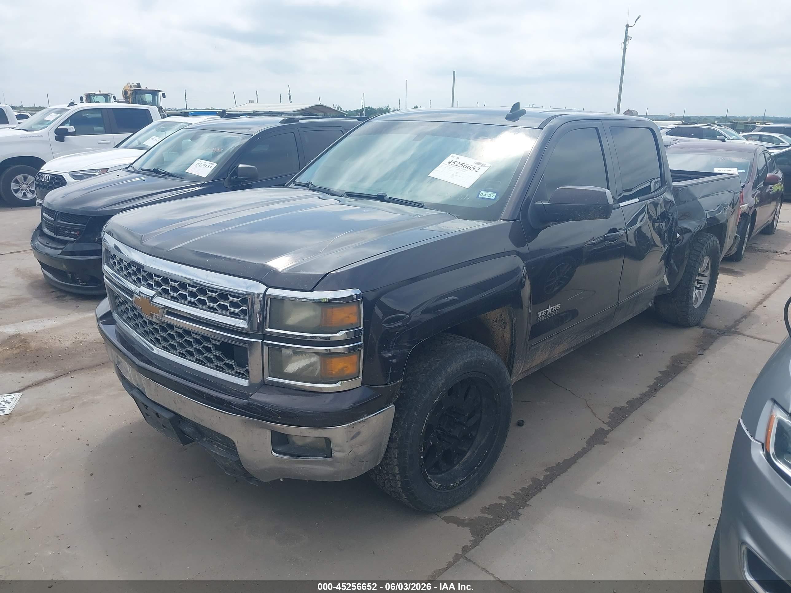 2015 Chevrolet Silverado 1500 1lt Gray vin: 3GCPCREC4FG375584