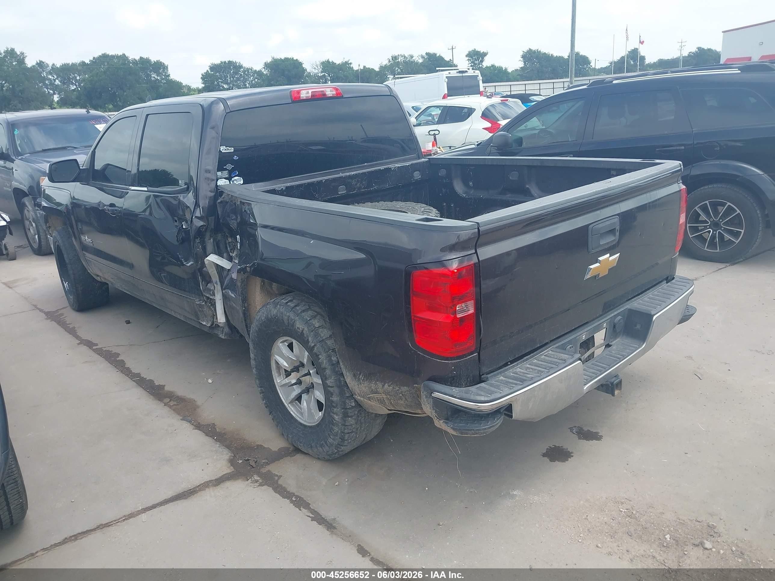 2015 Chevrolet Silverado 1500 1lt Gray vin: 3GCPCREC4FG375584