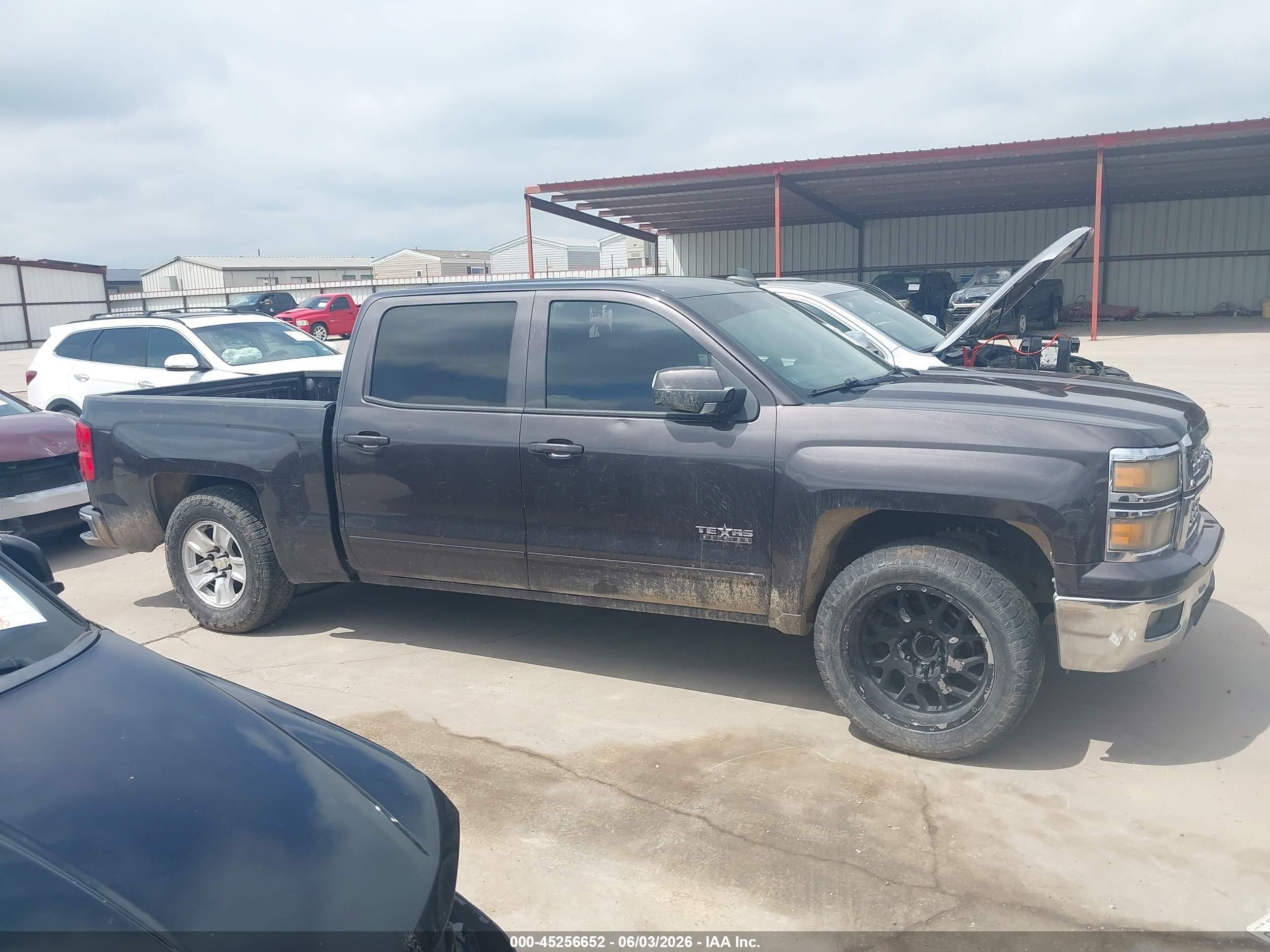 2015 Chevrolet Silverado 1500 1lt Gray vin: 3GCPCREC4FG375584