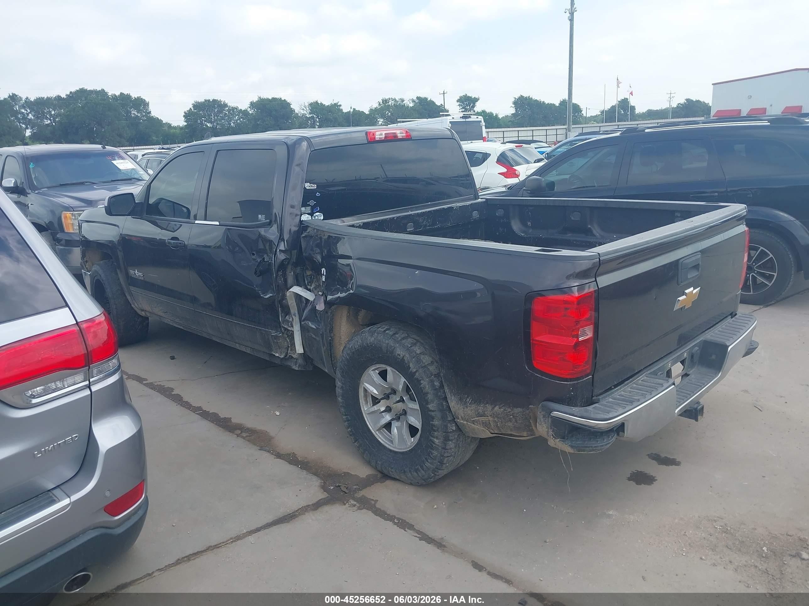 2015 Chevrolet Silverado 1500 1lt Gray vin: 3GCPCREC4FG375584