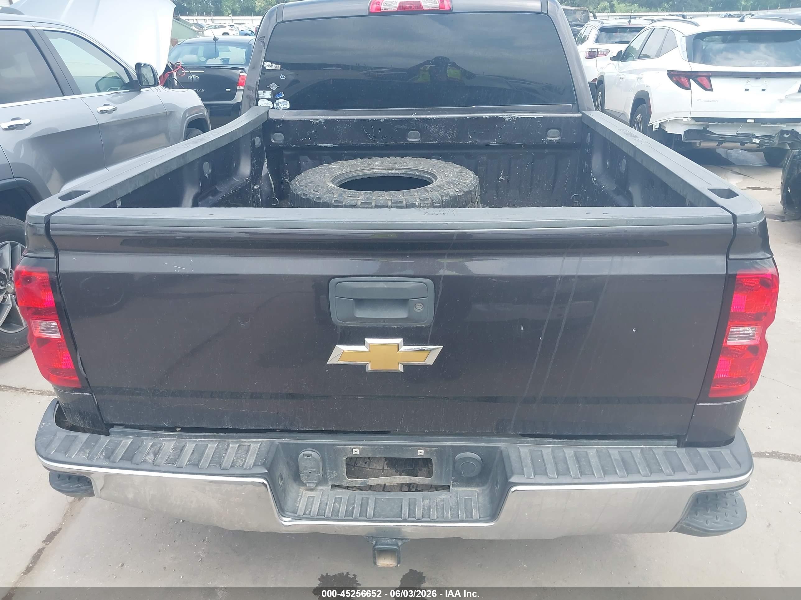 2015 Chevrolet Silverado 1500 1lt Gray vin: 3GCPCREC4FG375584