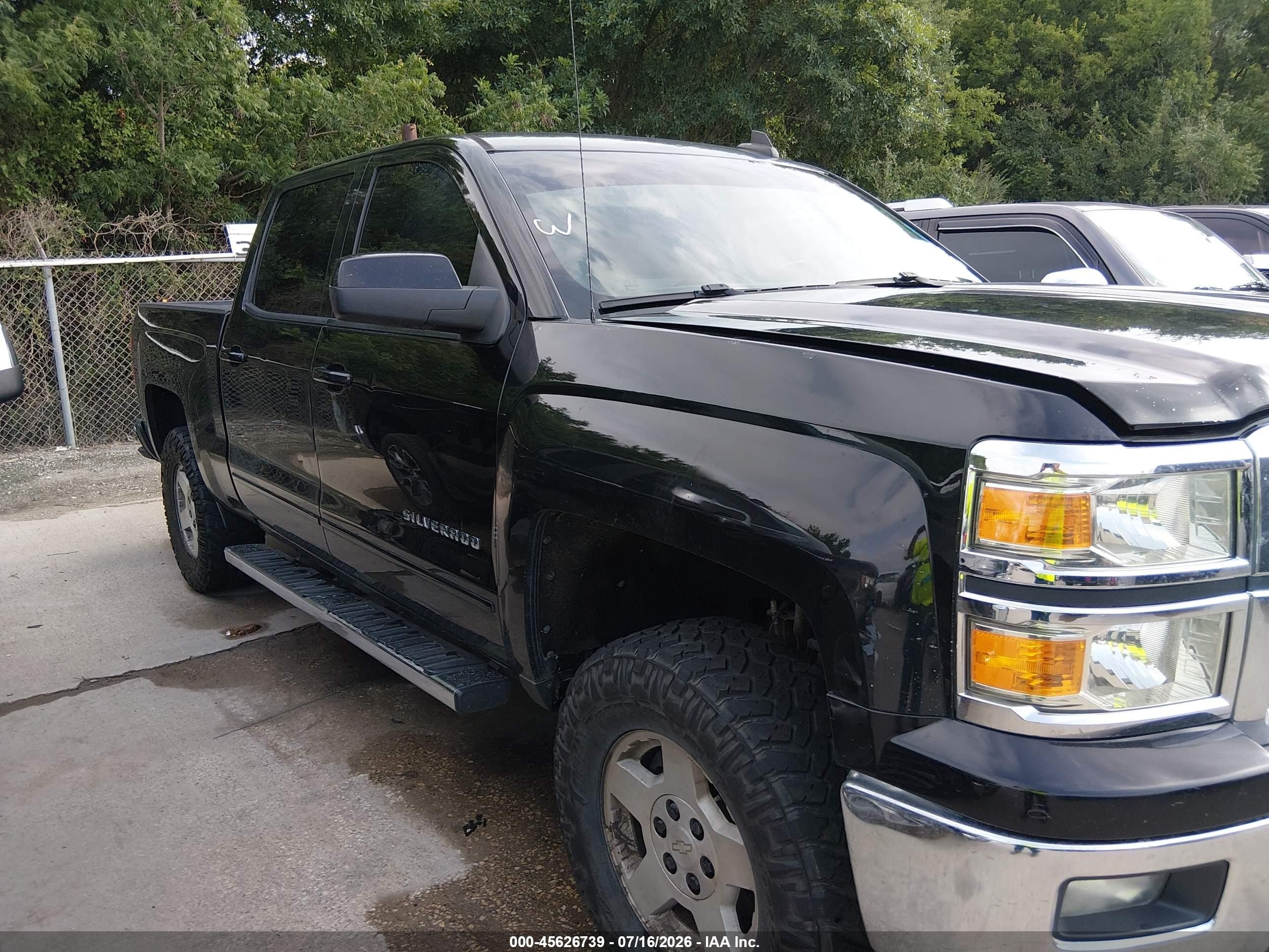 2015 Chevrolet Silverado 1500 Lt Black vin: 3GCPCREC4FG483462