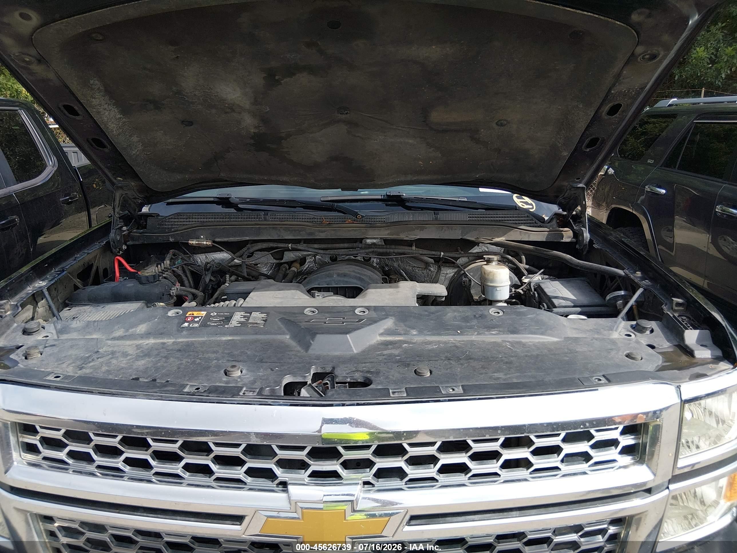2015 Chevrolet Silverado 1500 Lt Black vin: 3GCPCREC4FG483462