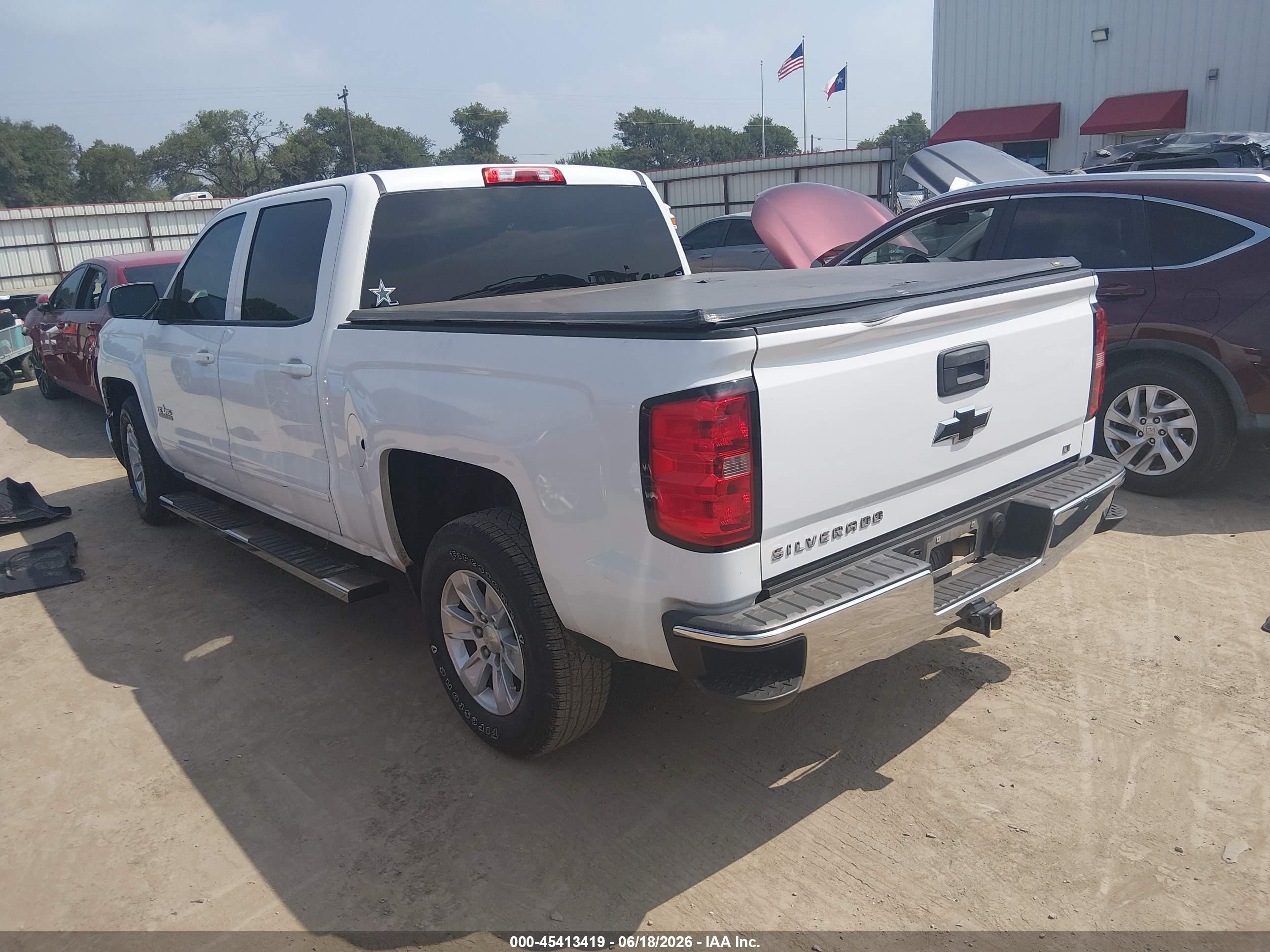 2015 Chevrolet Silverado 1500 1lt Белый vin: 3GCPCREC4FG507002