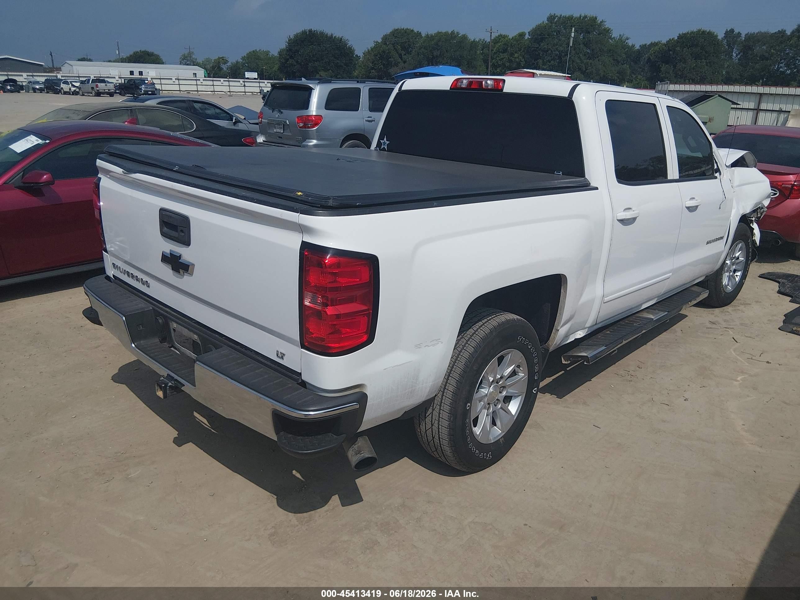 2015 Chevrolet Silverado 1500 1lt Белый vin: 3GCPCREC4FG507002