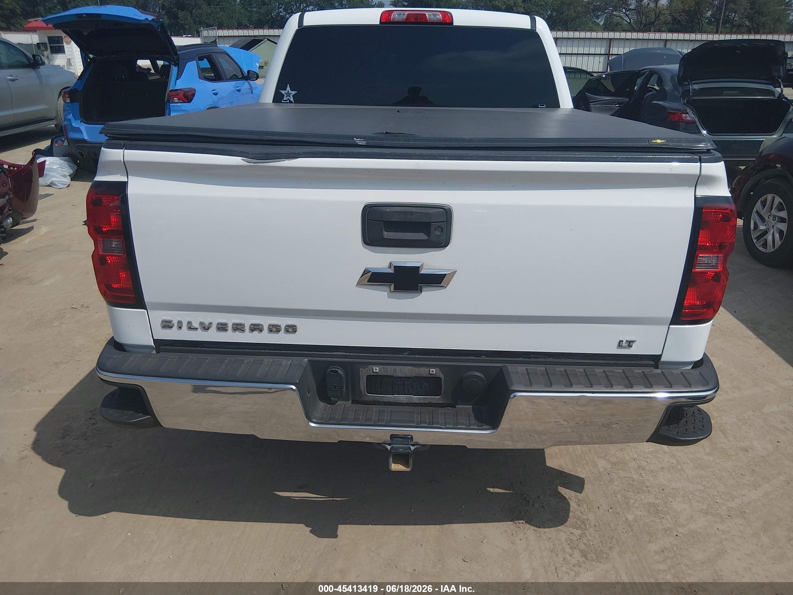 2015 Chevrolet Silverado 1500 1lt Белый vin: 3GCPCREC4FG507002