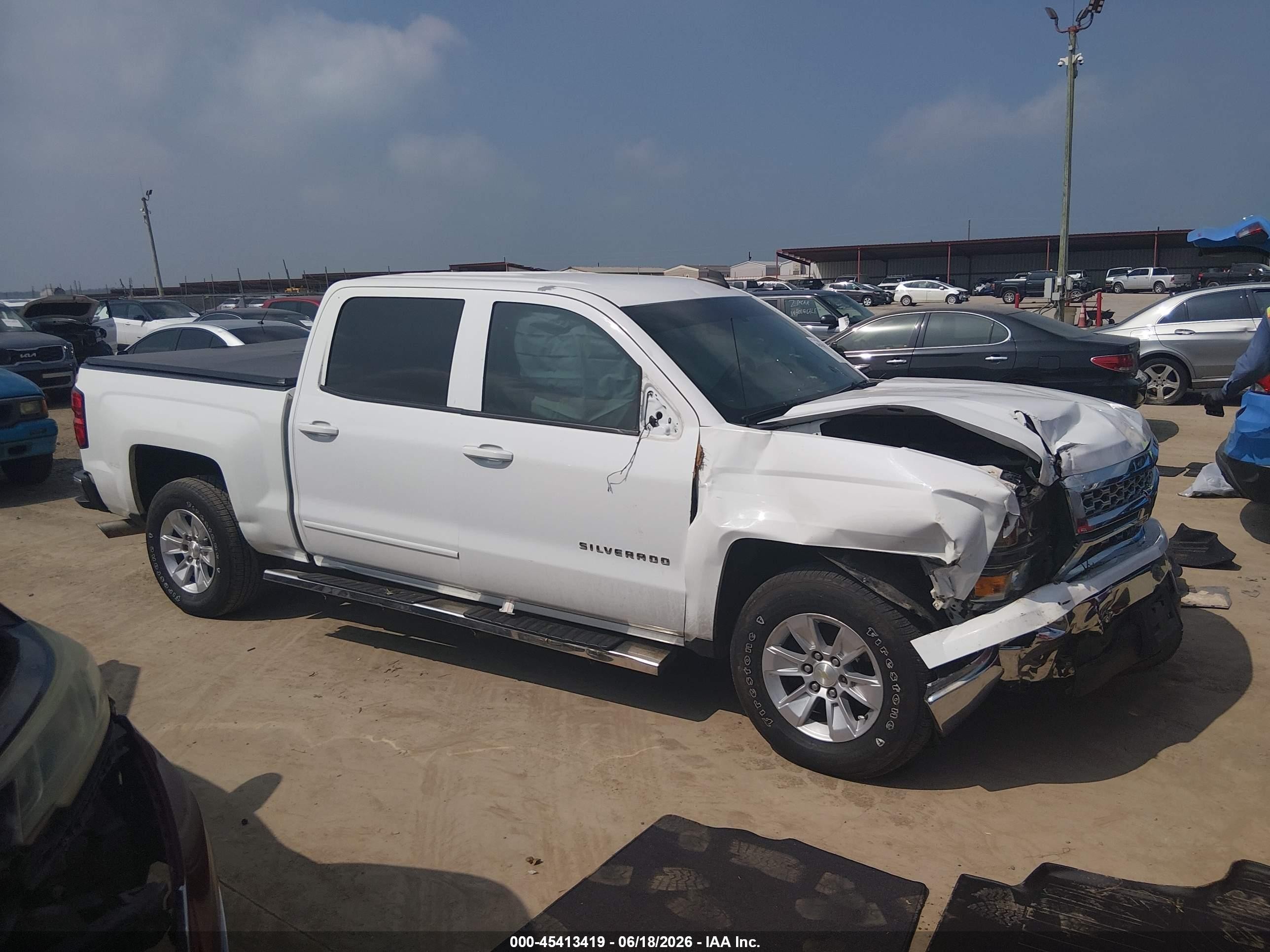 2015 Chevrolet Silverado 1500 1lt Белый vin: 3GCPCREC4FG507002