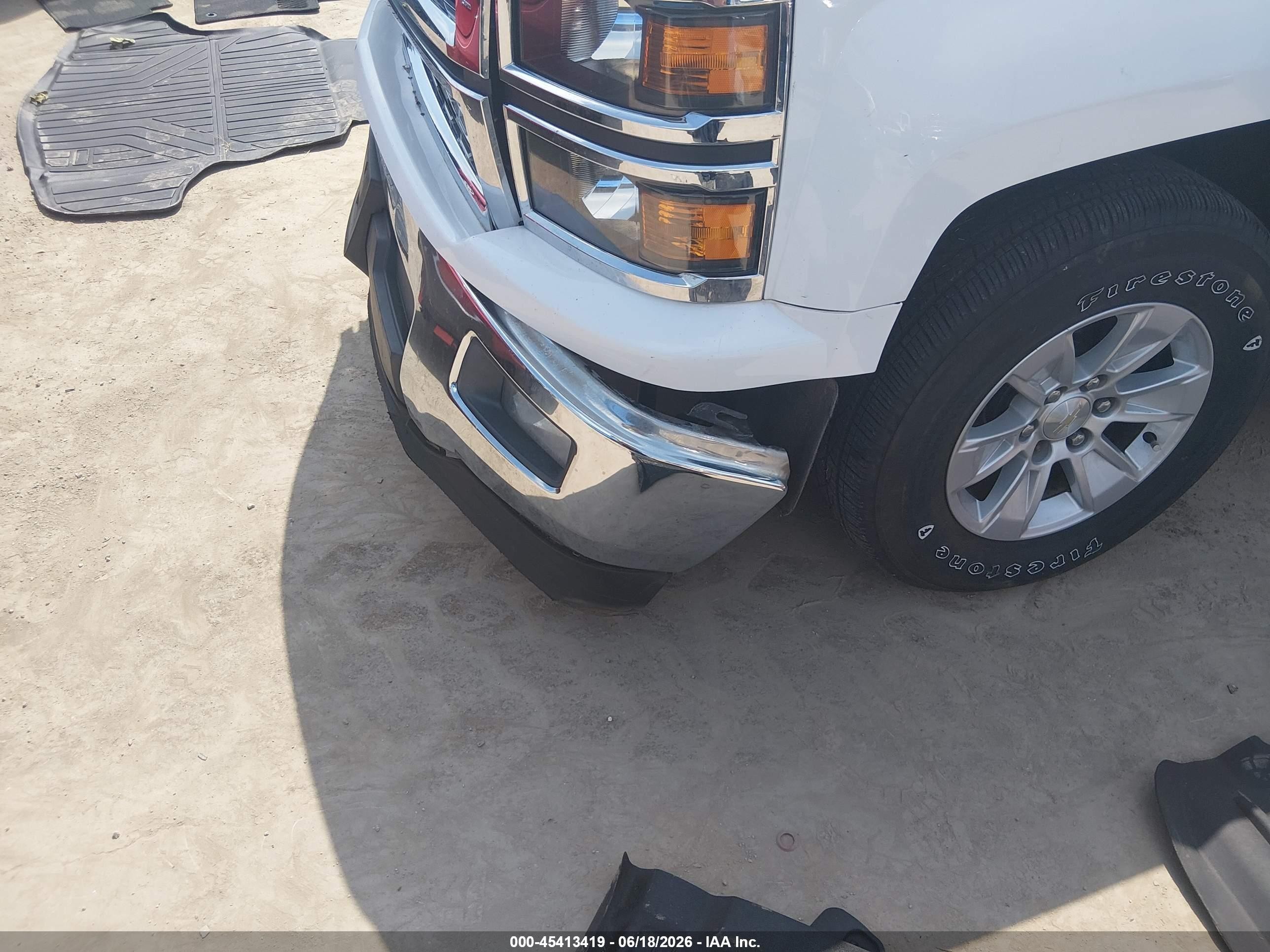 2015 Chevrolet Silverado 1500 1lt Белый vin: 3GCPCREC4FG507002