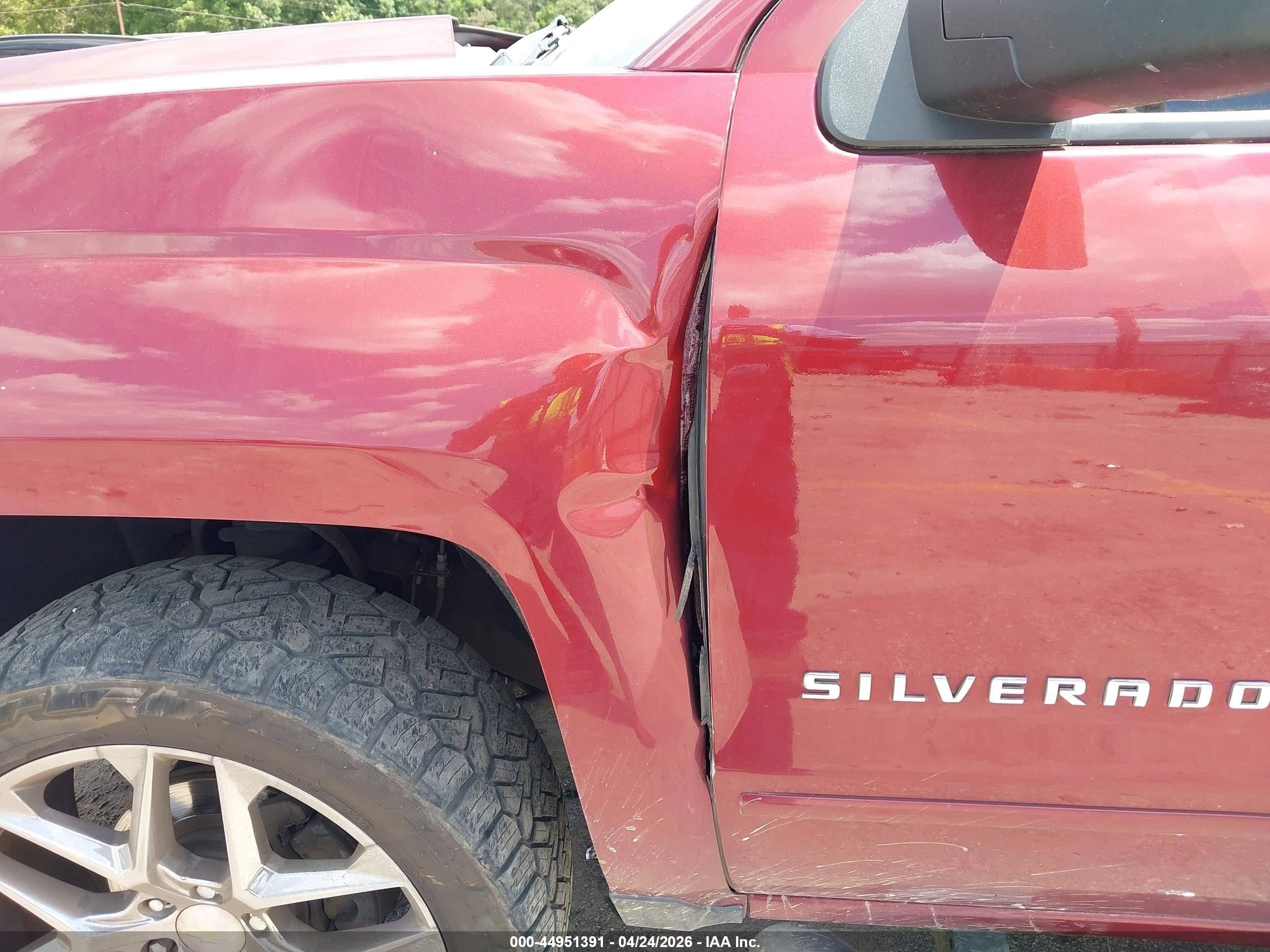 2017 Chevrolet Silverado 1500 1lt Burgundy vin: 3GCPCREC4HG129394