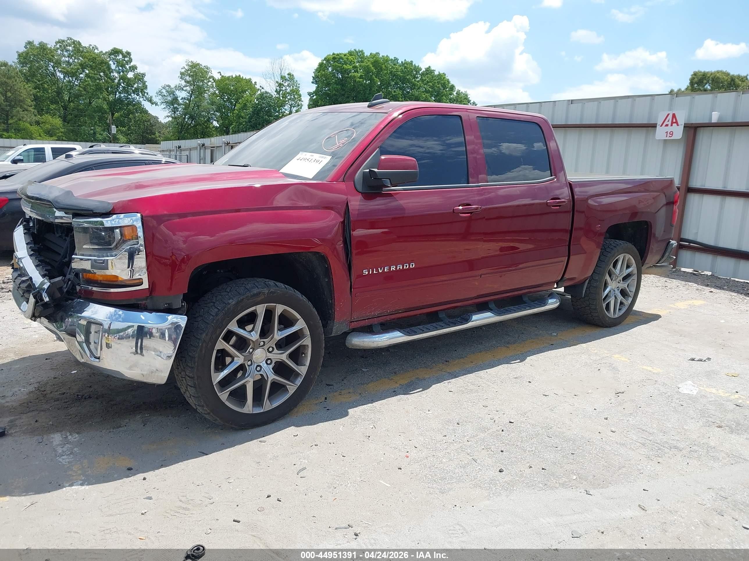 2017 Chevrolet Silverado 1500 1lt Burgundy vin: 3GCPCREC4HG129394