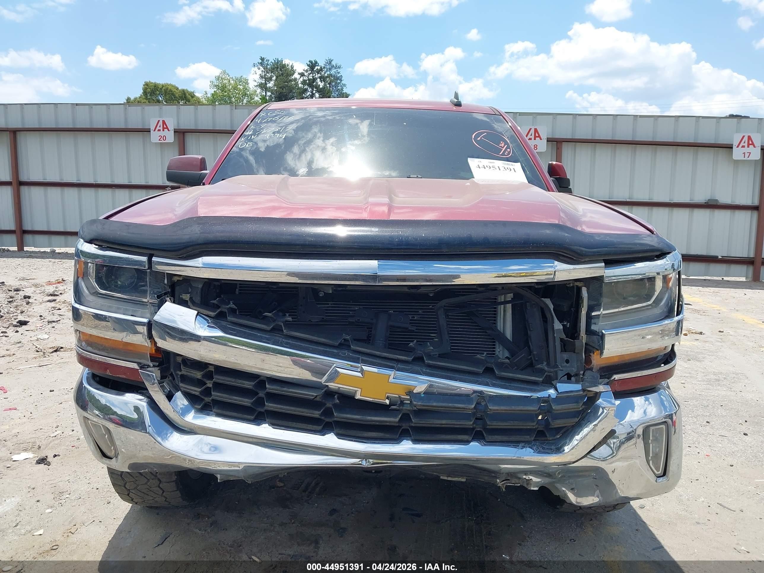 2017 Chevrolet Silverado 1500 1lt Burgundy vin: 3GCPCREC4HG129394