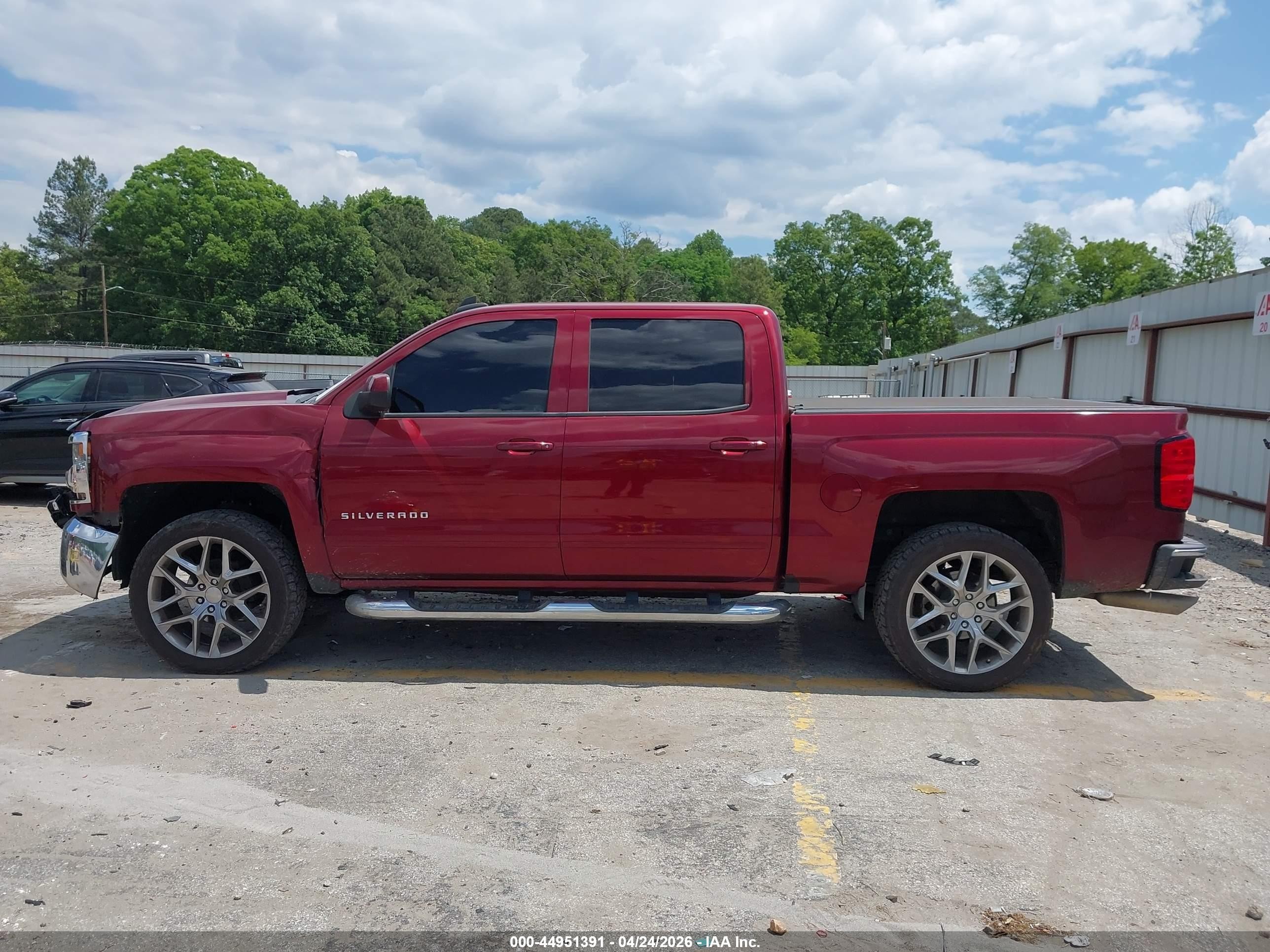 2017 Chevrolet Silverado 1500 1lt Burgundy vin: 3GCPCREC4HG129394