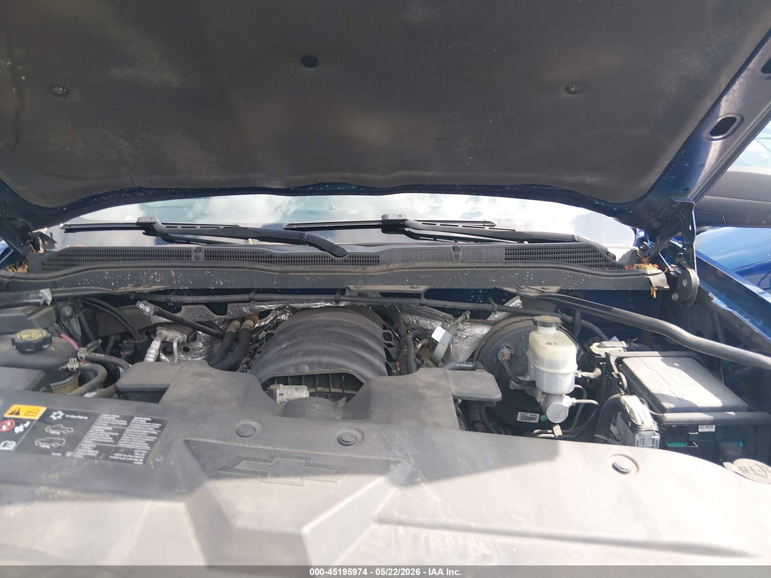 2014 Chevrolet Silverado 1500 1lt Blue vin: 3GCPCREC5EG110154