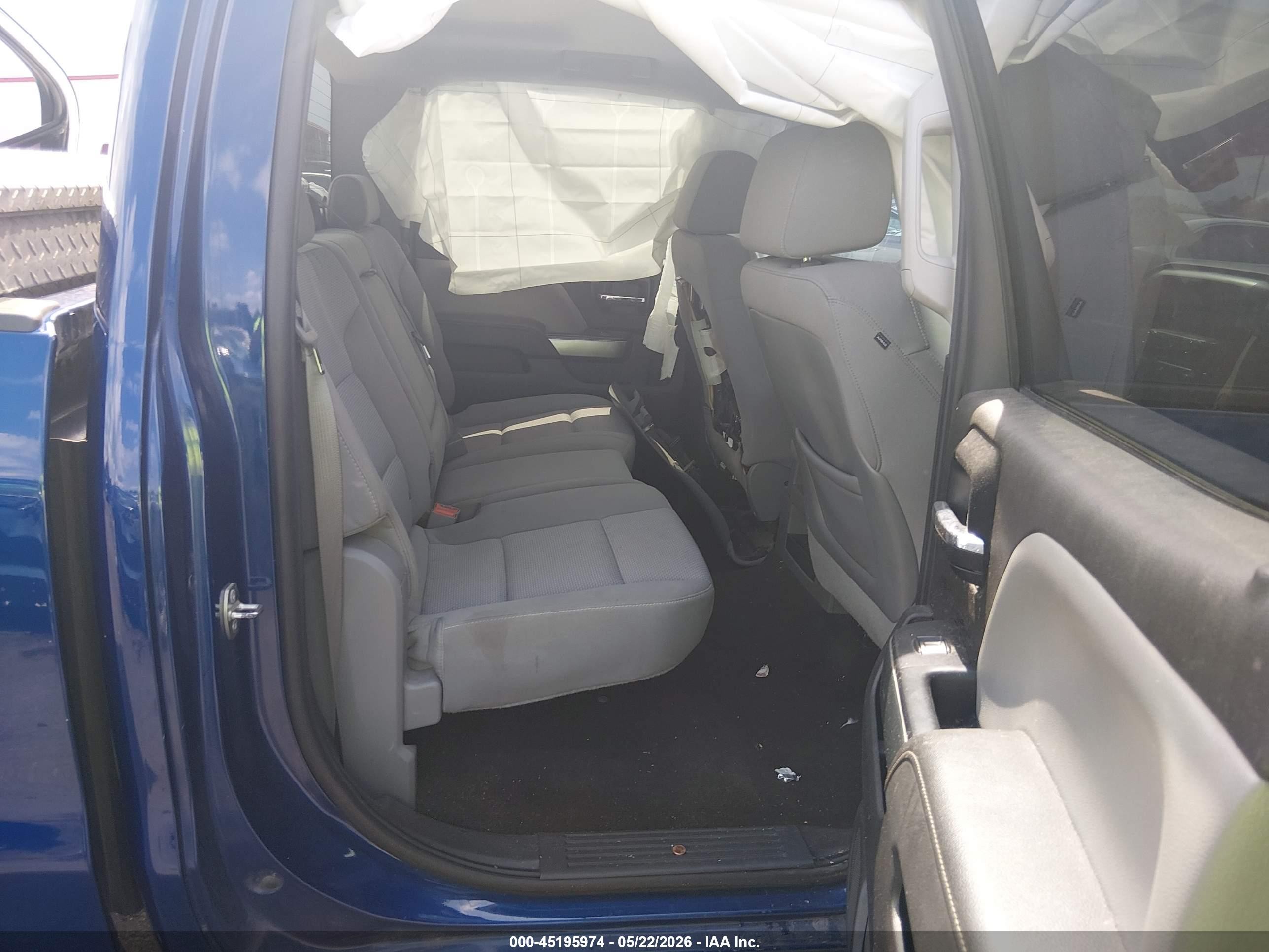 2014 Chevrolet Silverado 1500 1lt Blue vin: 3GCPCREC5EG110154