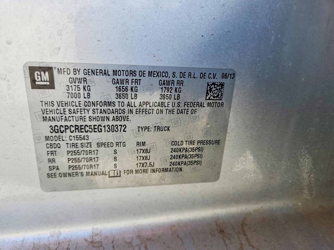 2014 Chevrolet Silverado C1500 Lt Серебряный vin: 3GCPCREC5EG130372