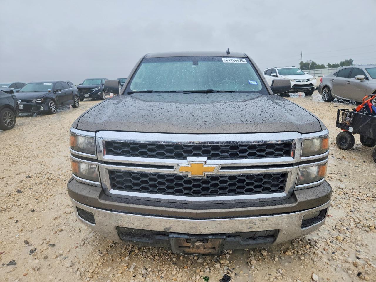 2014 Chevrolet Silverado C1500 Lt Brown vin: 3GCPCREC5EG136155