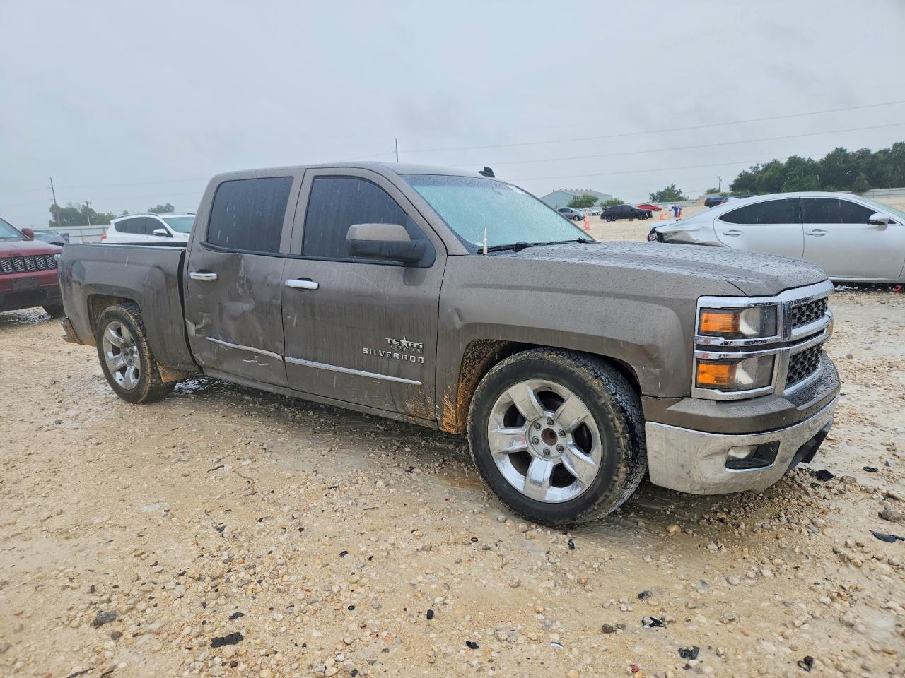 2014 Chevrolet Silverado C1500 Lt Brown vin: 3GCPCREC5EG136155