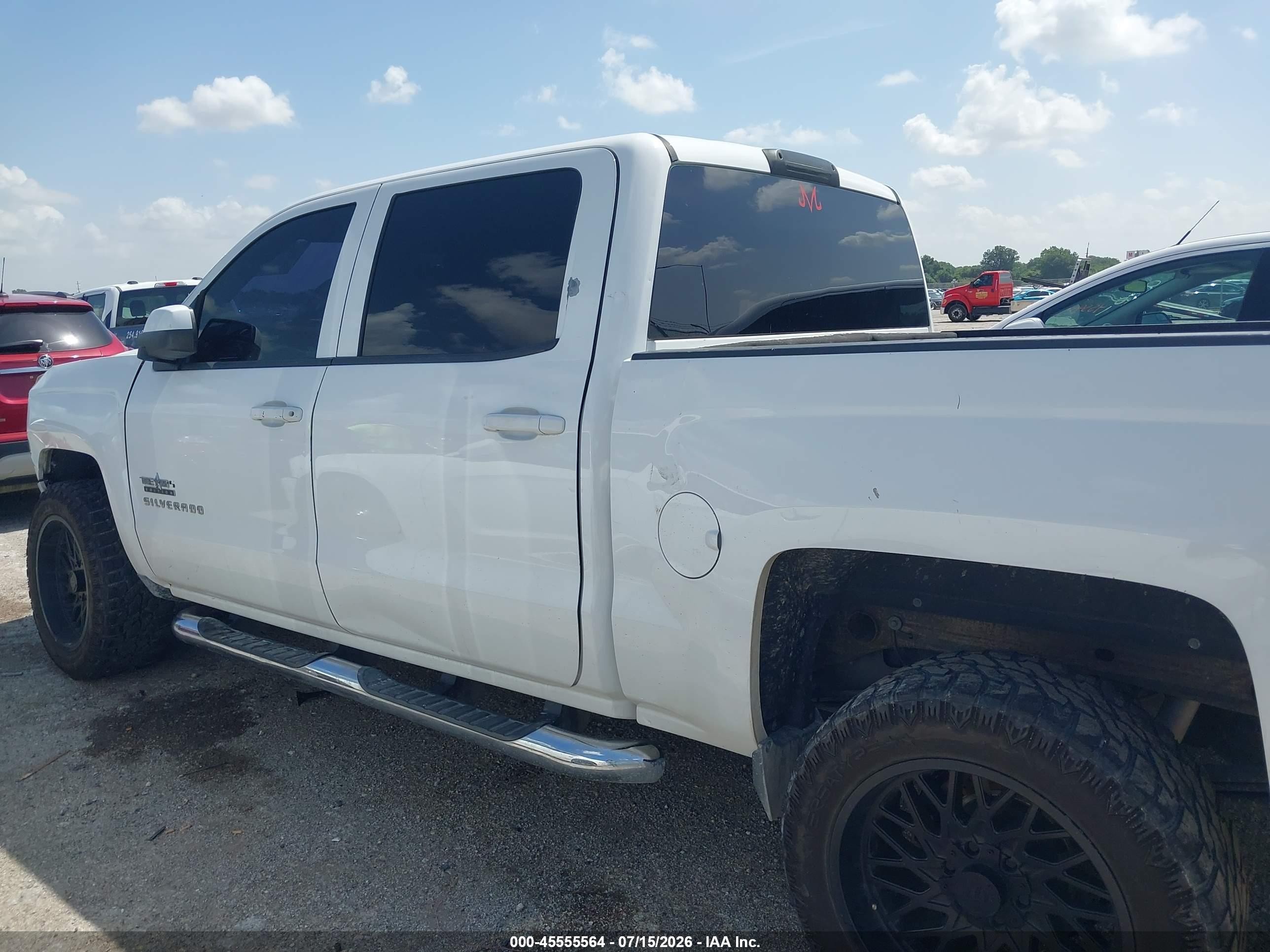 2014 Chevrolet Silverado 1500 Lt White vin: 3GCPCREC5EG140786