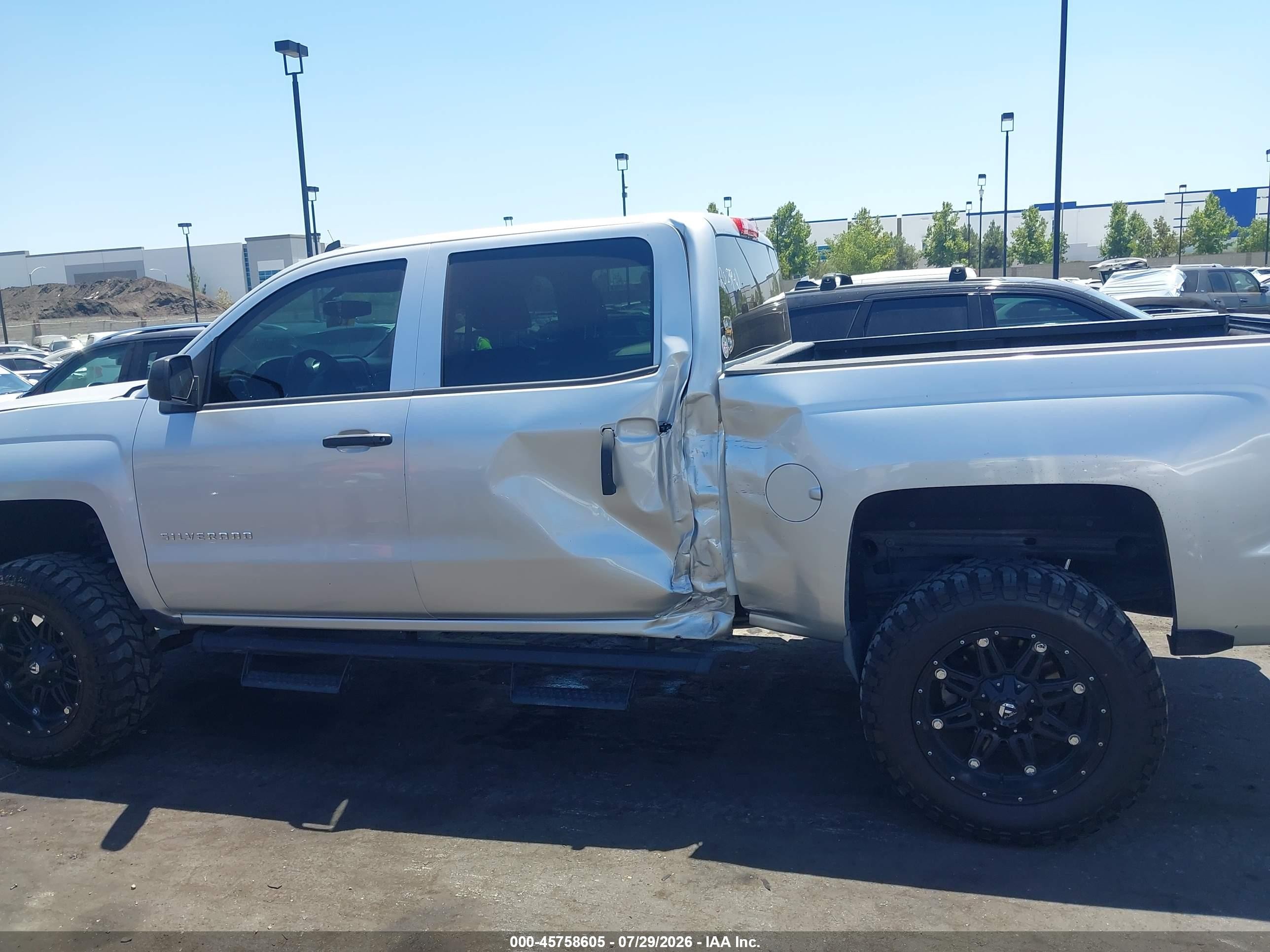 2014 Chevrolet Silverado 1500 Lt Silver vin: 3GCPCREC5EG152288