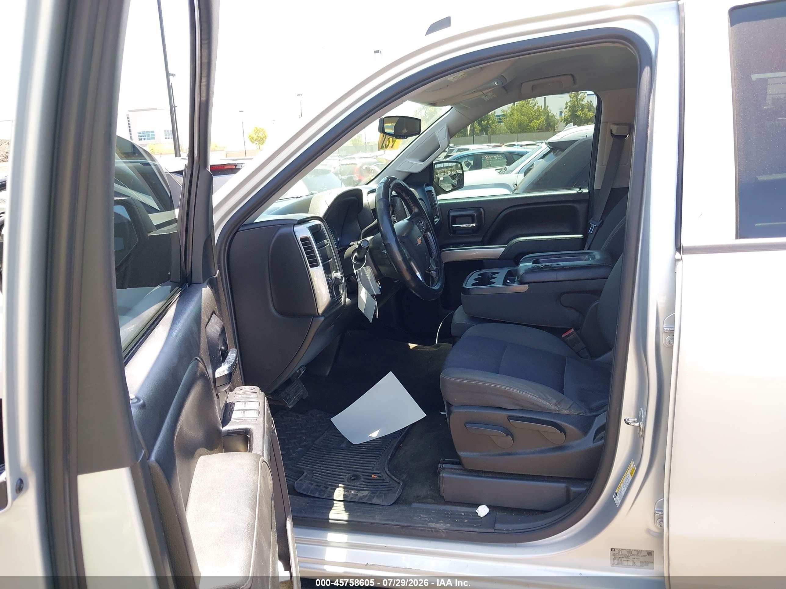 2014 Chevrolet Silverado 1500 Lt Silver vin: 3GCPCREC5EG152288