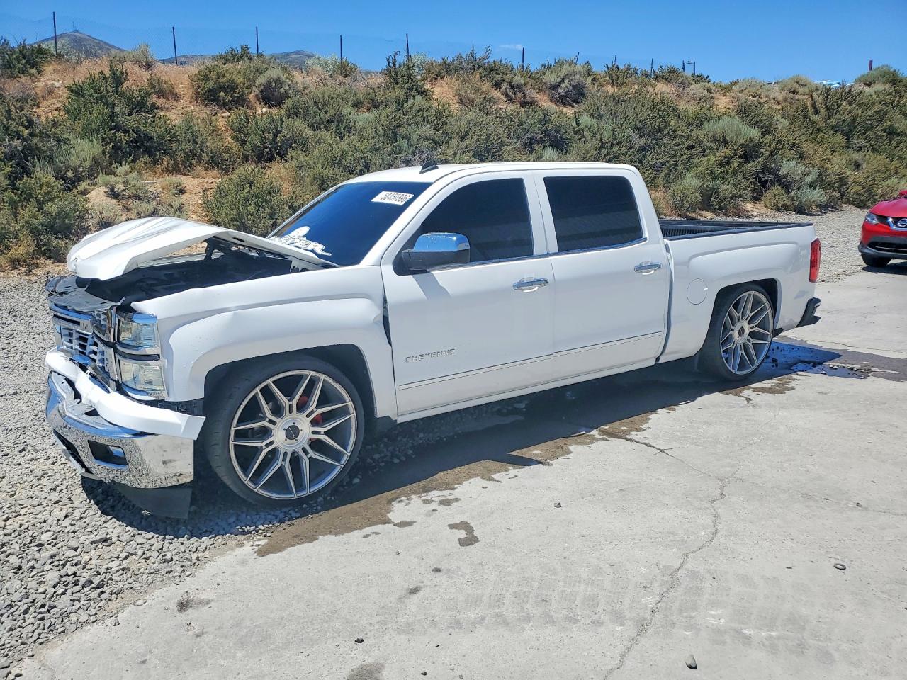 2014 Chevrolet Silverado C1500 Lt White vin: 3GCPCREC5EG224803