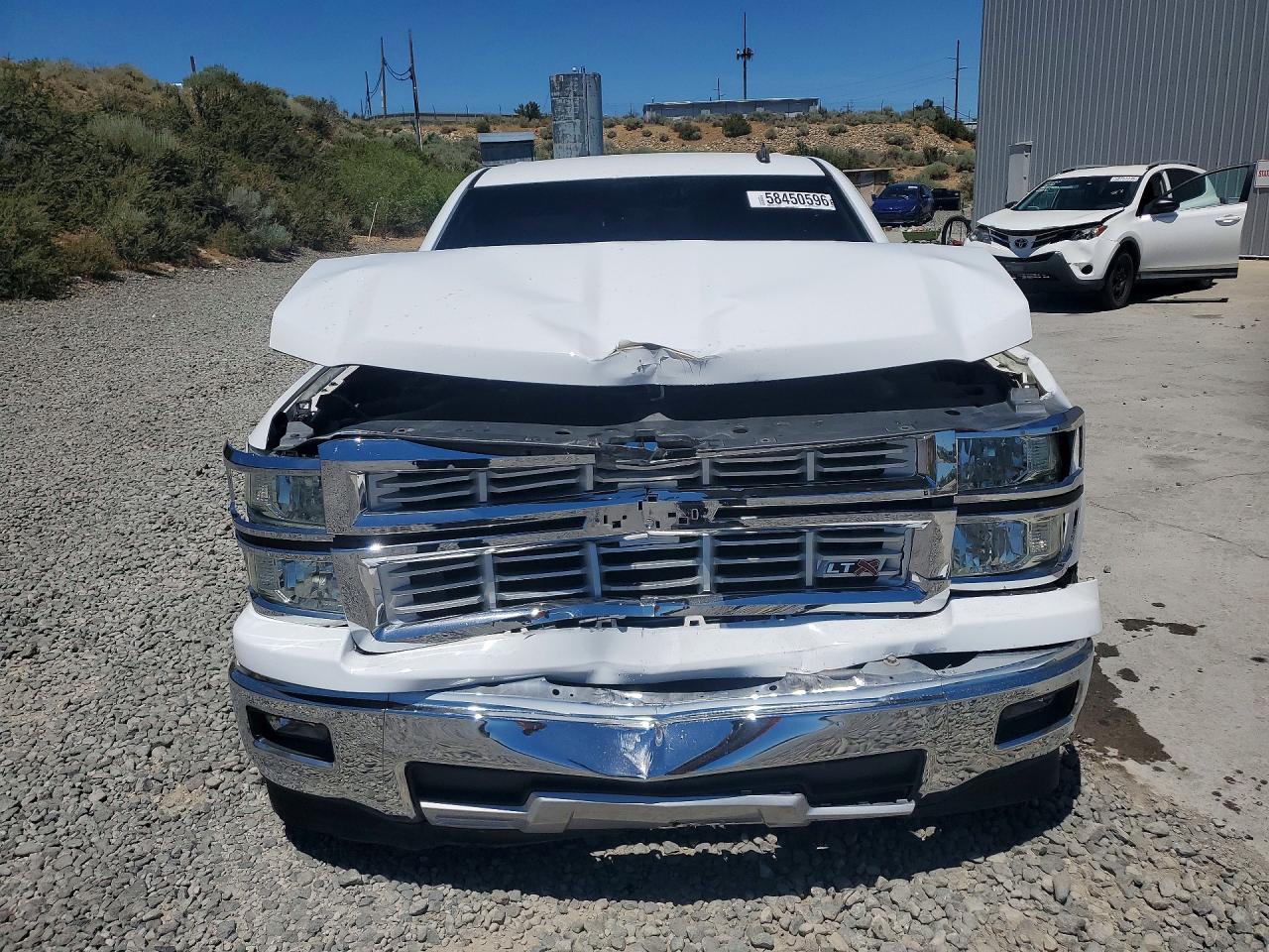 2014 Chevrolet Silverado C1500 Lt White vin: 3GCPCREC5EG224803