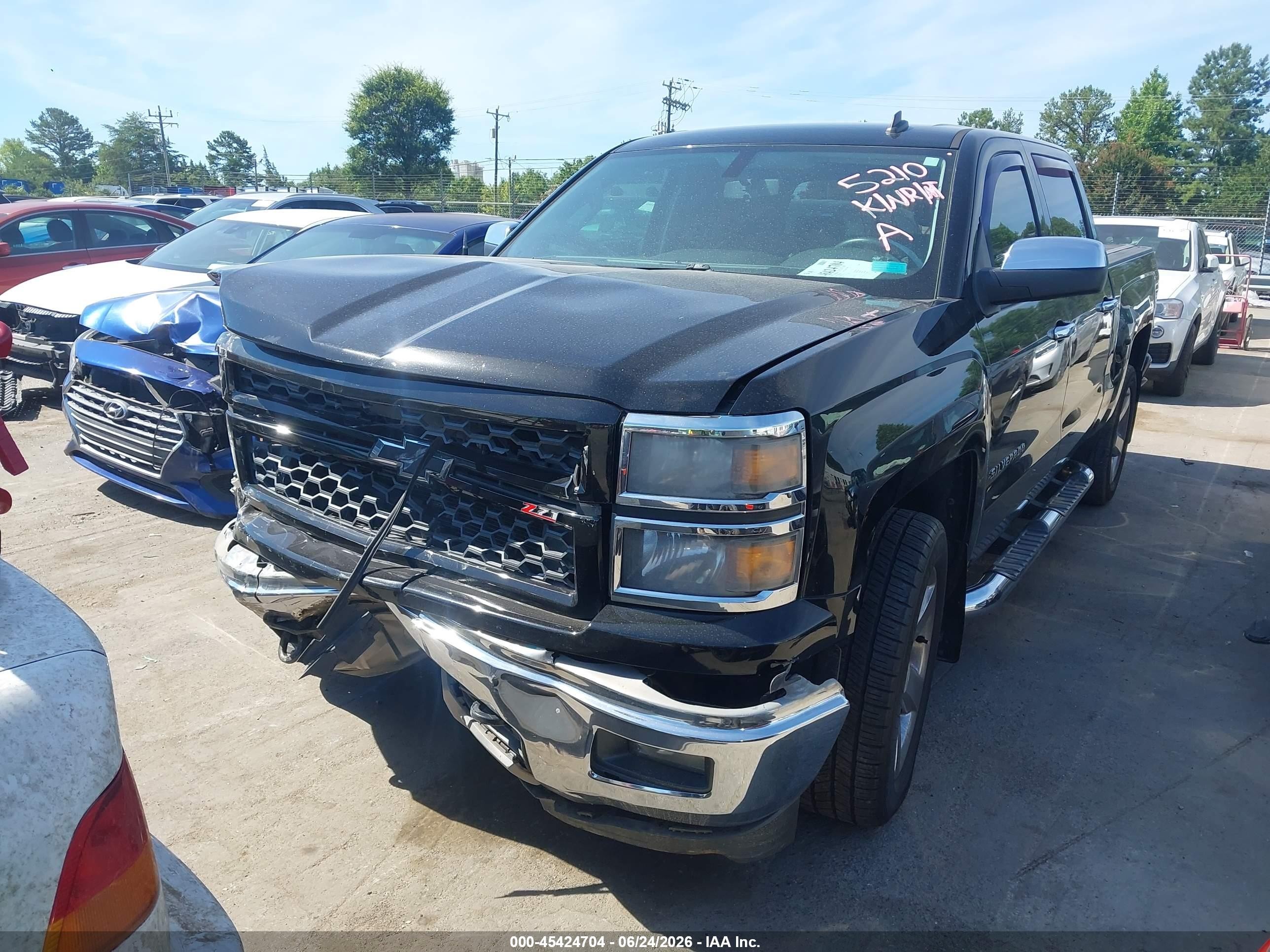 2014 Chevrolet Silverado 1500 Lt Черный vin: 3GCPCREC5EG225210