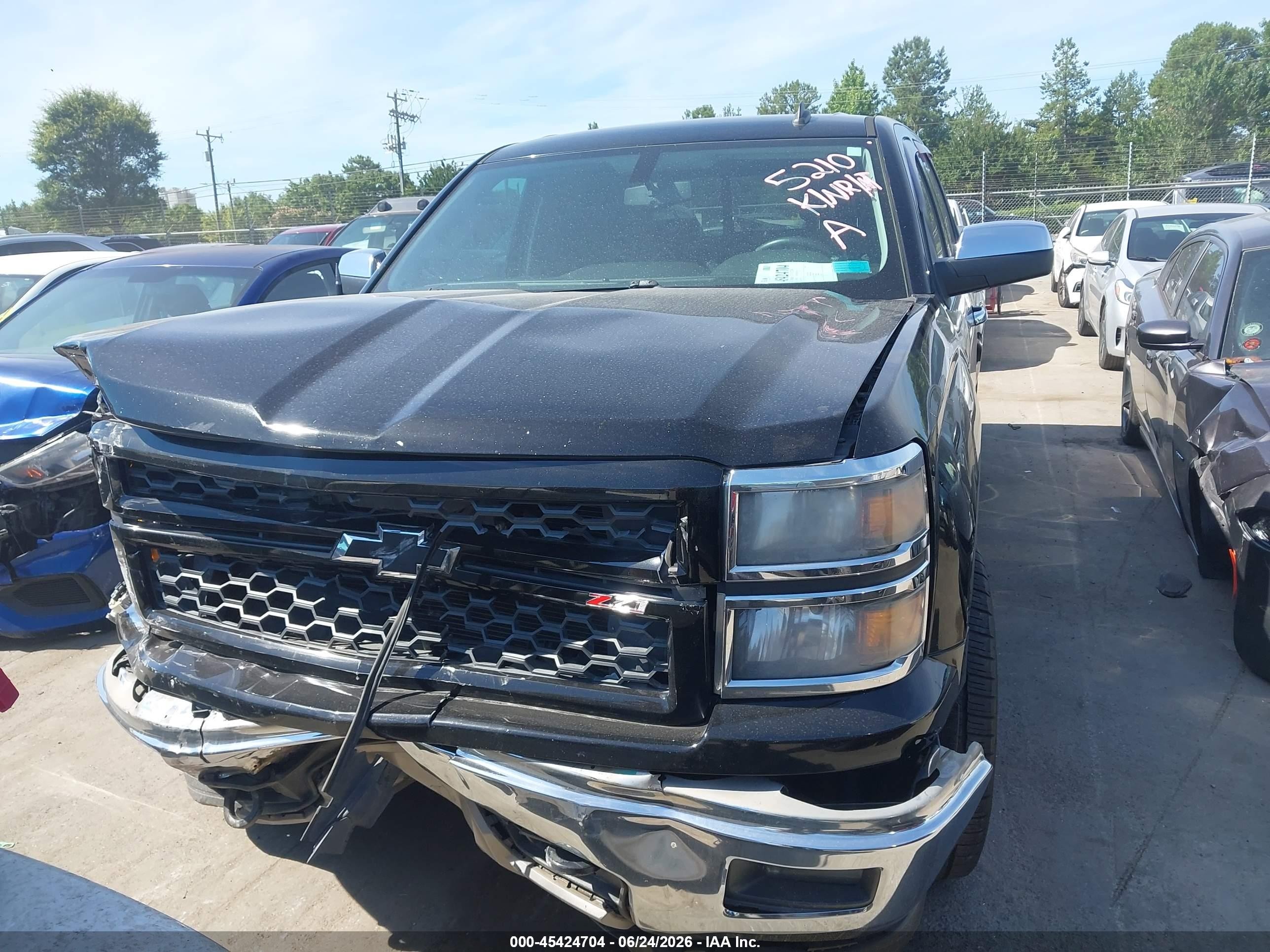 2014 Chevrolet Silverado 1500 Lt Черный vin: 3GCPCREC5EG225210