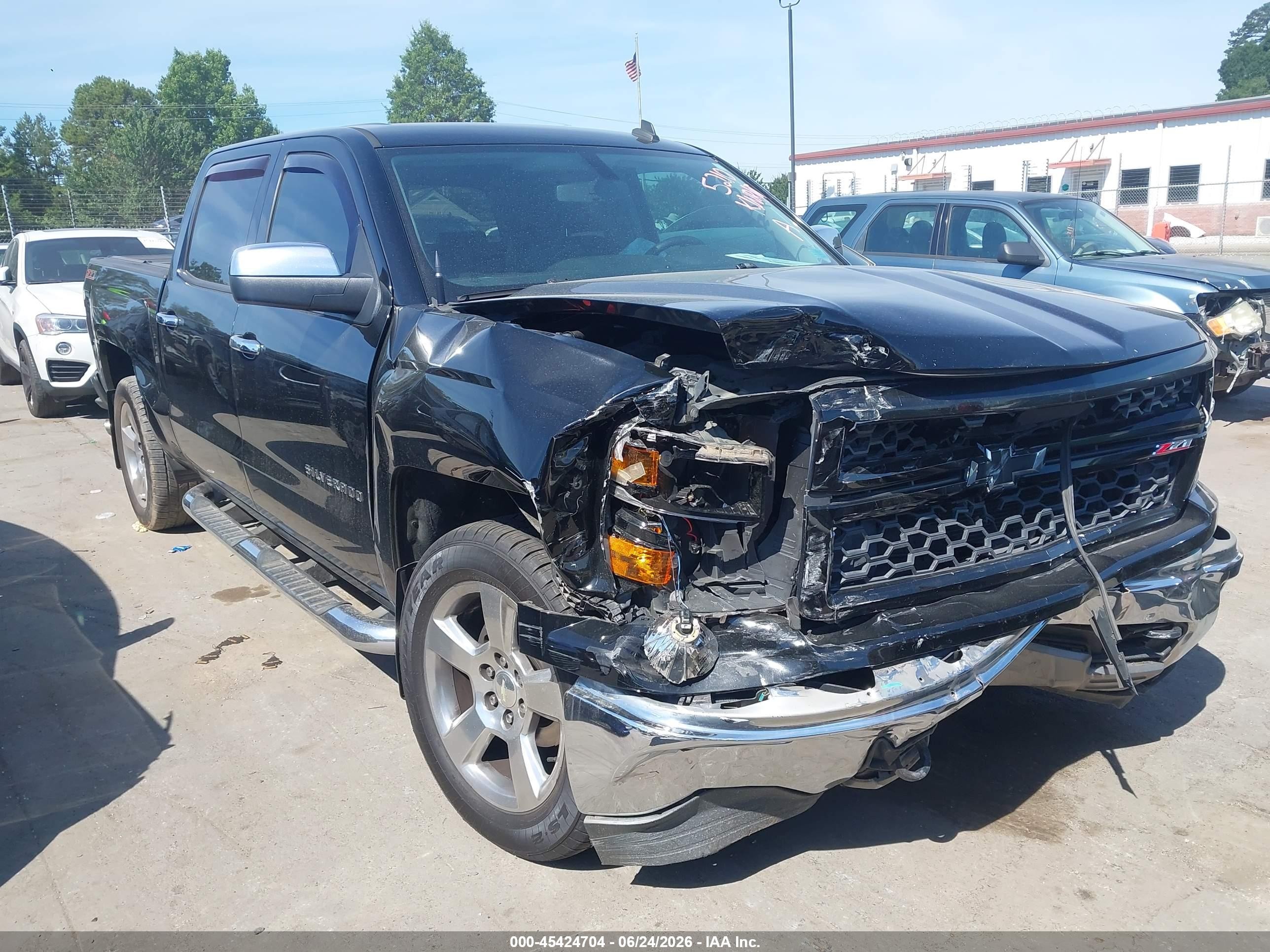 2014 Chevrolet Silverado 1500 Lt Черный vin: 3GCPCREC5EG225210