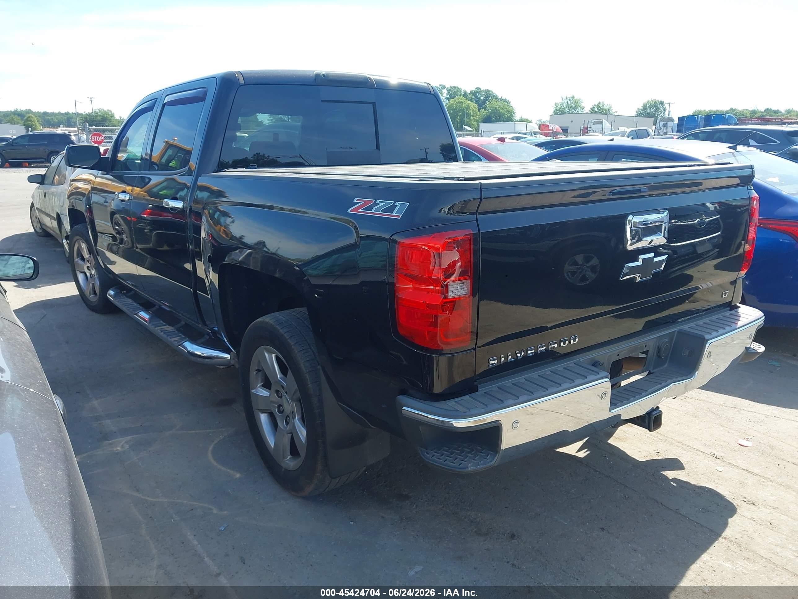 2014 Chevrolet Silverado 1500 Lt Черный vin: 3GCPCREC5EG225210