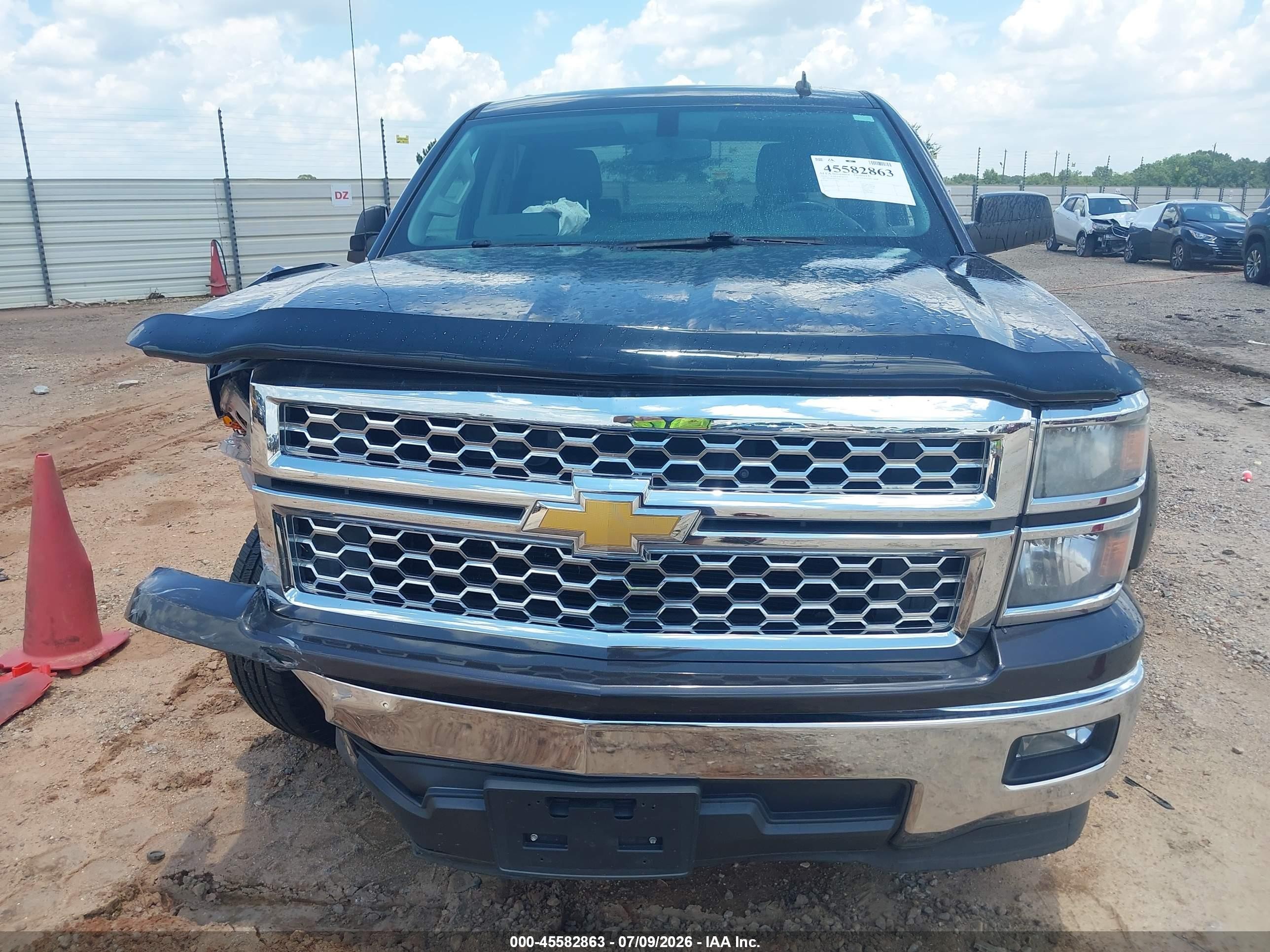 2014 Chevrolet Silverado 1500 Lt Black vin: 3GCPCREC5EG441364
