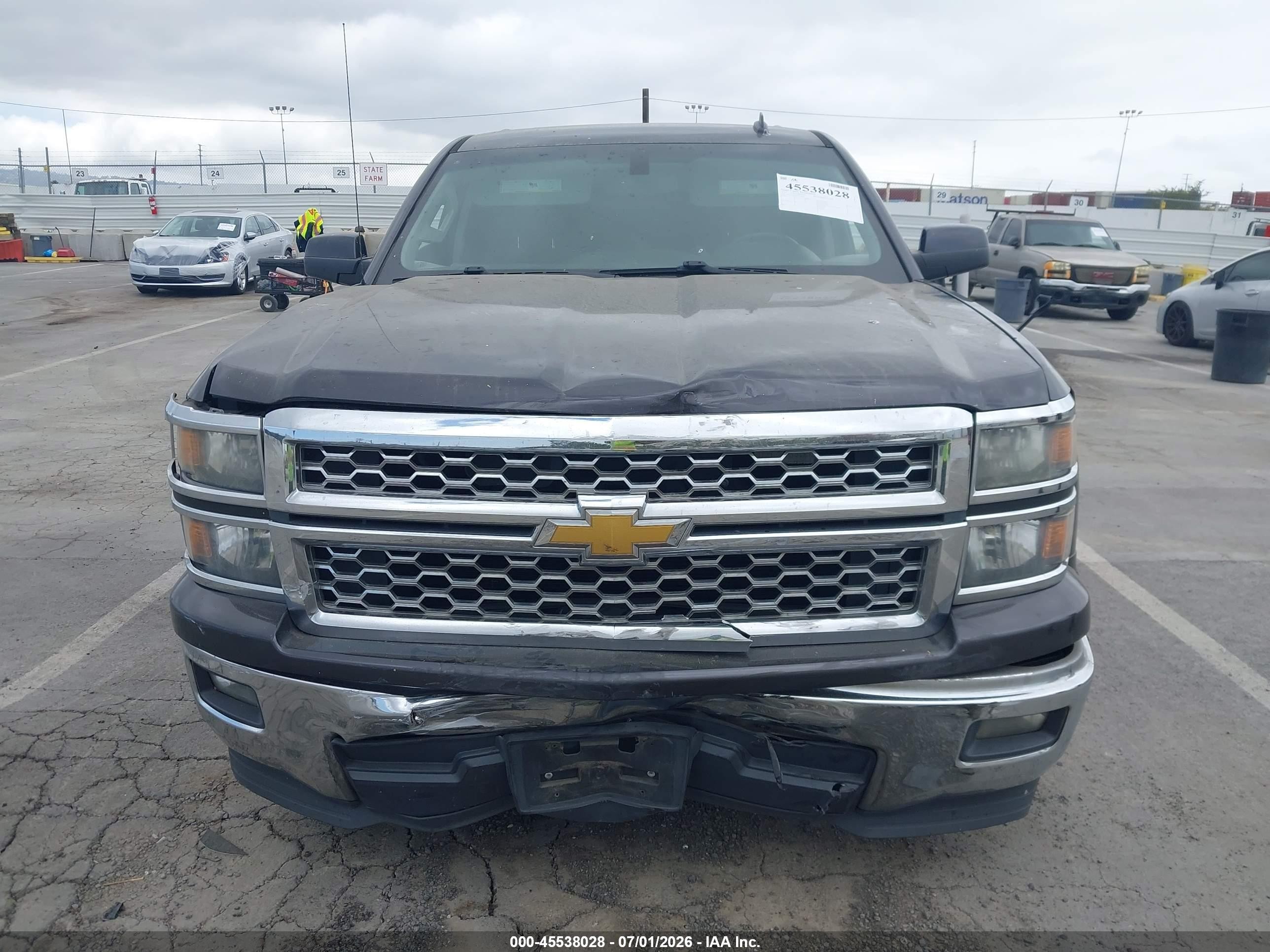 2014 Chevrolet Silverado 1500 Lt Black vin: 3GCPCREC5EG528181