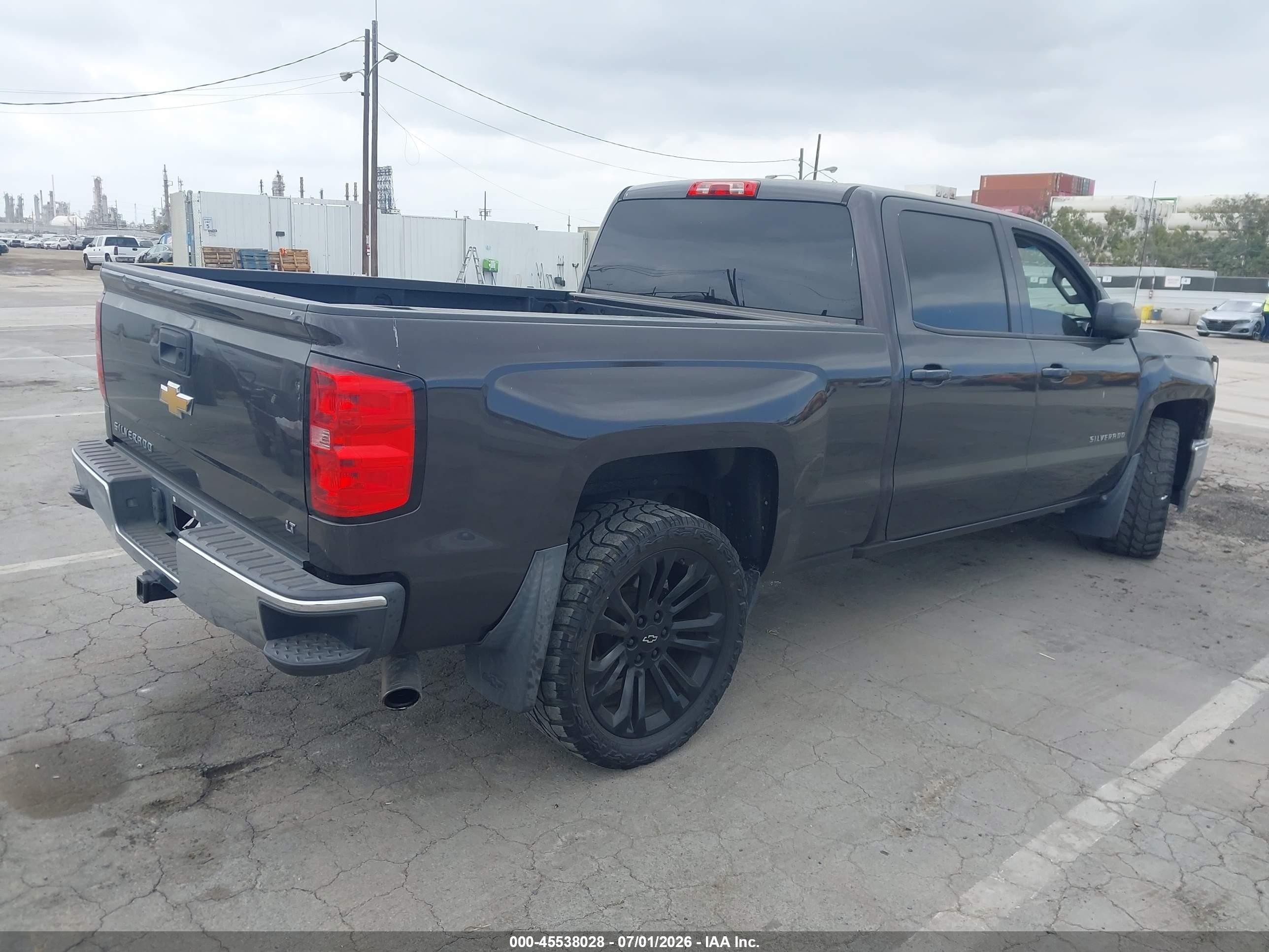 2014 Chevrolet Silverado 1500 Lt Black vin: 3GCPCREC5EG528181
