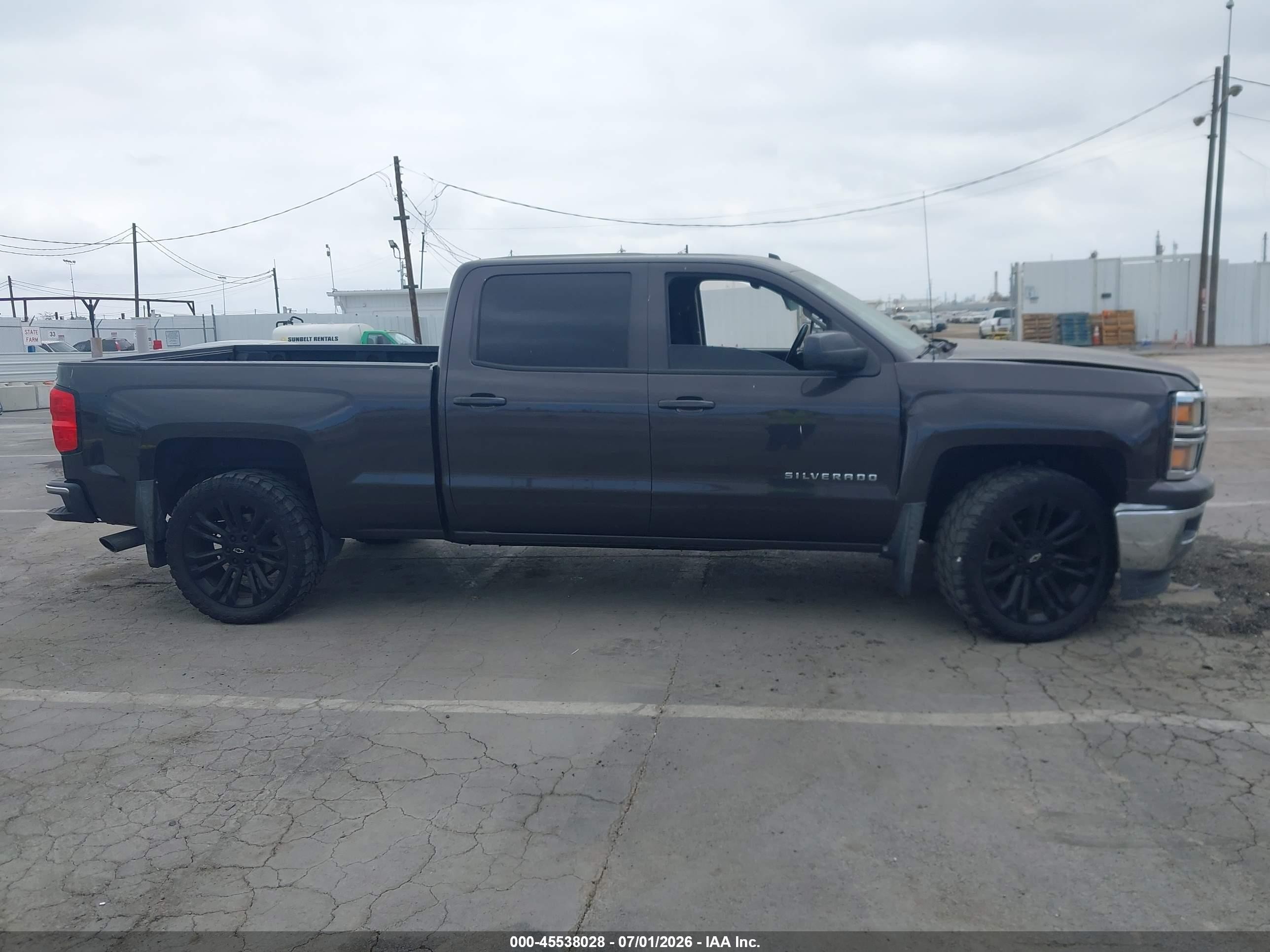 2014 Chevrolet Silverado 1500 Lt Black vin: 3GCPCREC5EG528181