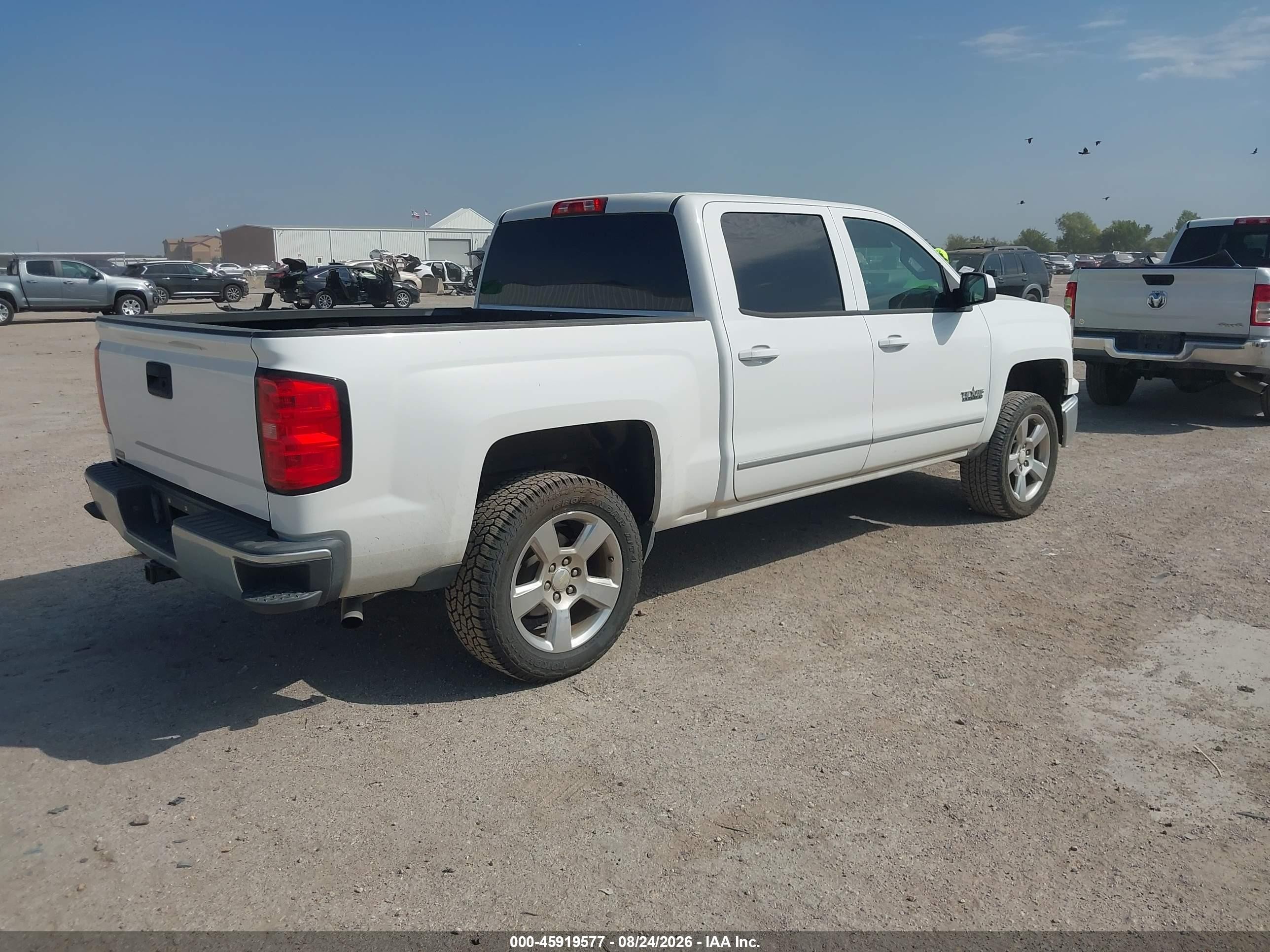 2014 Chevrolet Silverado 1500 Lt White vin: 3GCPCREC5EG562220