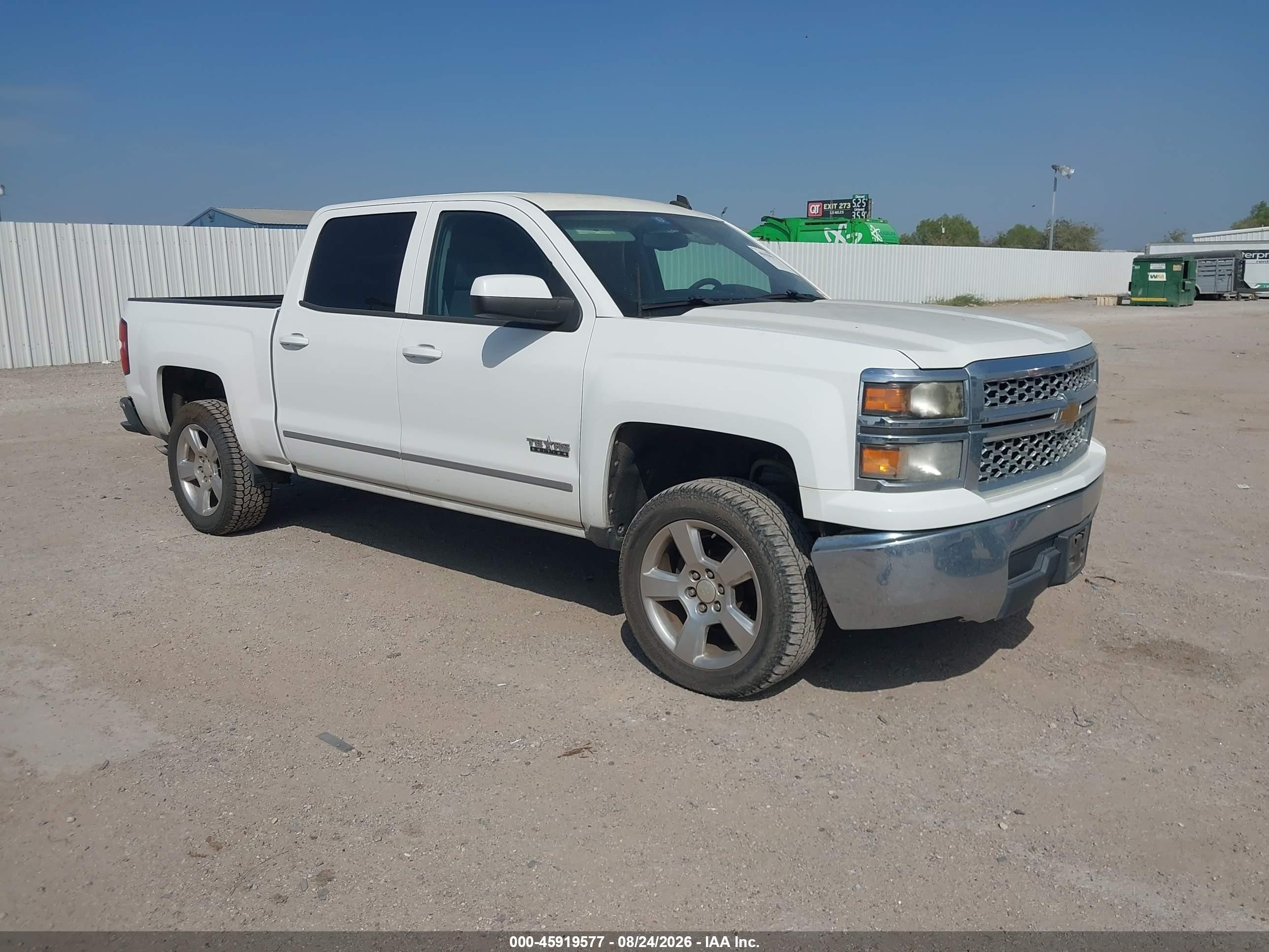 2014 Chevrolet Silverado 1500 Lt White vin: 3GCPCREC5EG562220