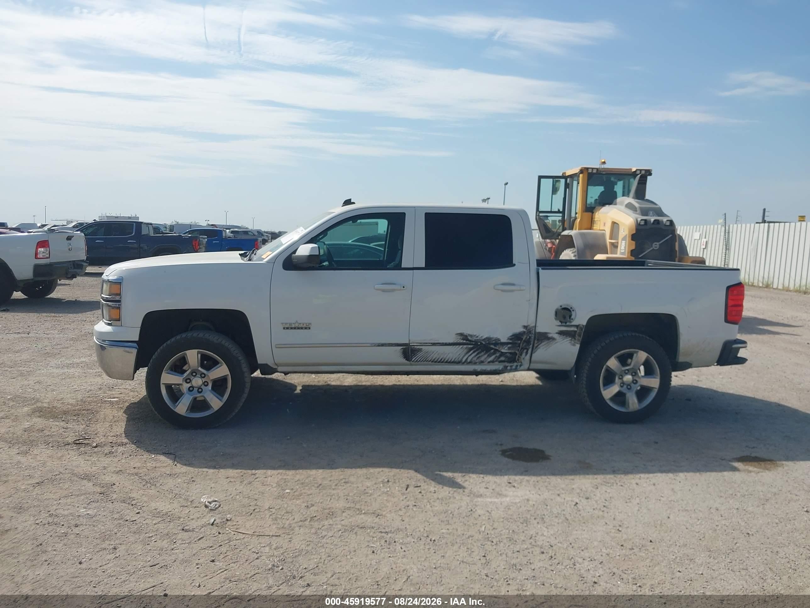 2014 Chevrolet Silverado 1500 Lt White vin: 3GCPCREC5EG562220