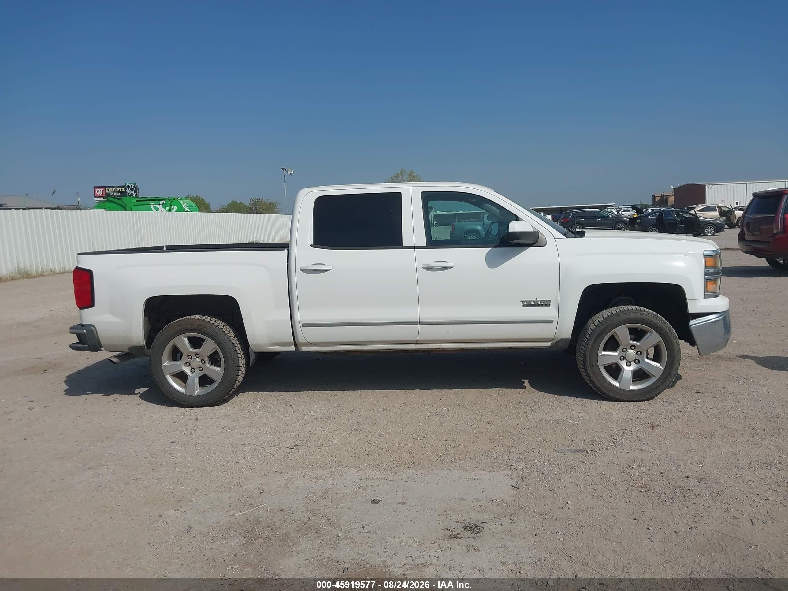 2014 Chevrolet Silverado 1500 Lt White vin: 3GCPCREC5EG562220