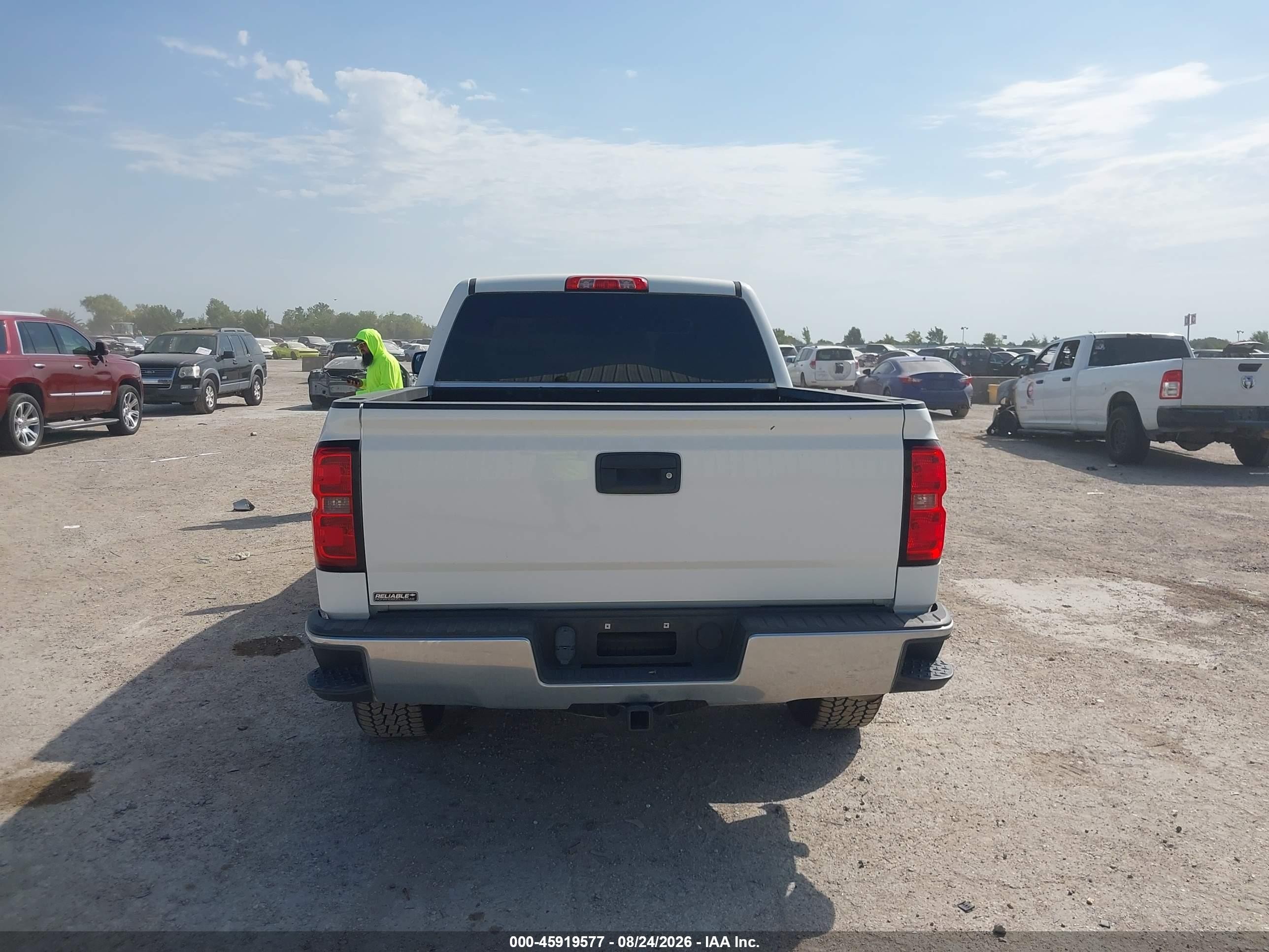 2014 Chevrolet Silverado 1500 Lt White vin: 3GCPCREC5EG562220
