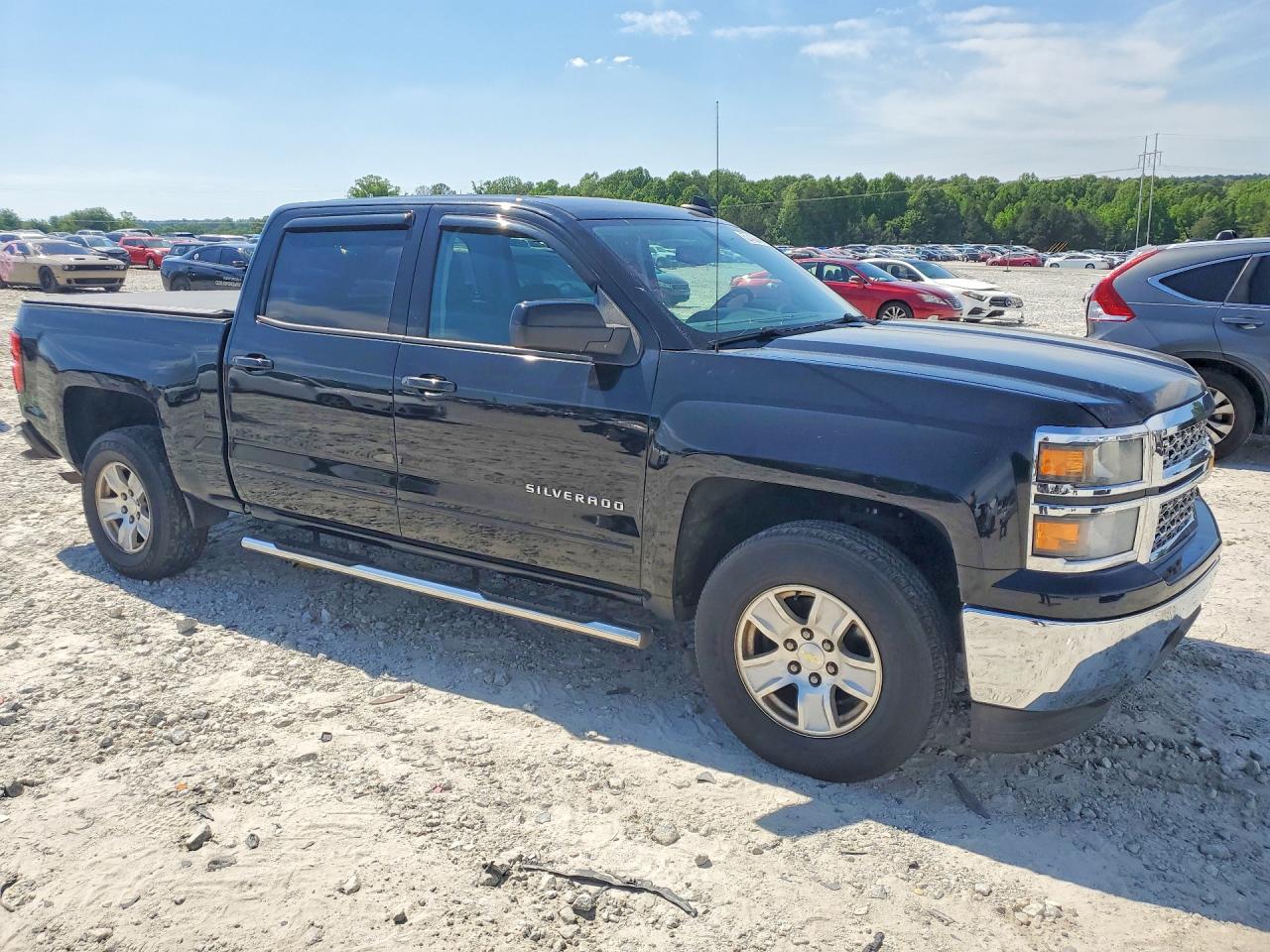 2015 Chevrolet Silverado C1500 Lt Black vin: 3GCPCREC5FG113489