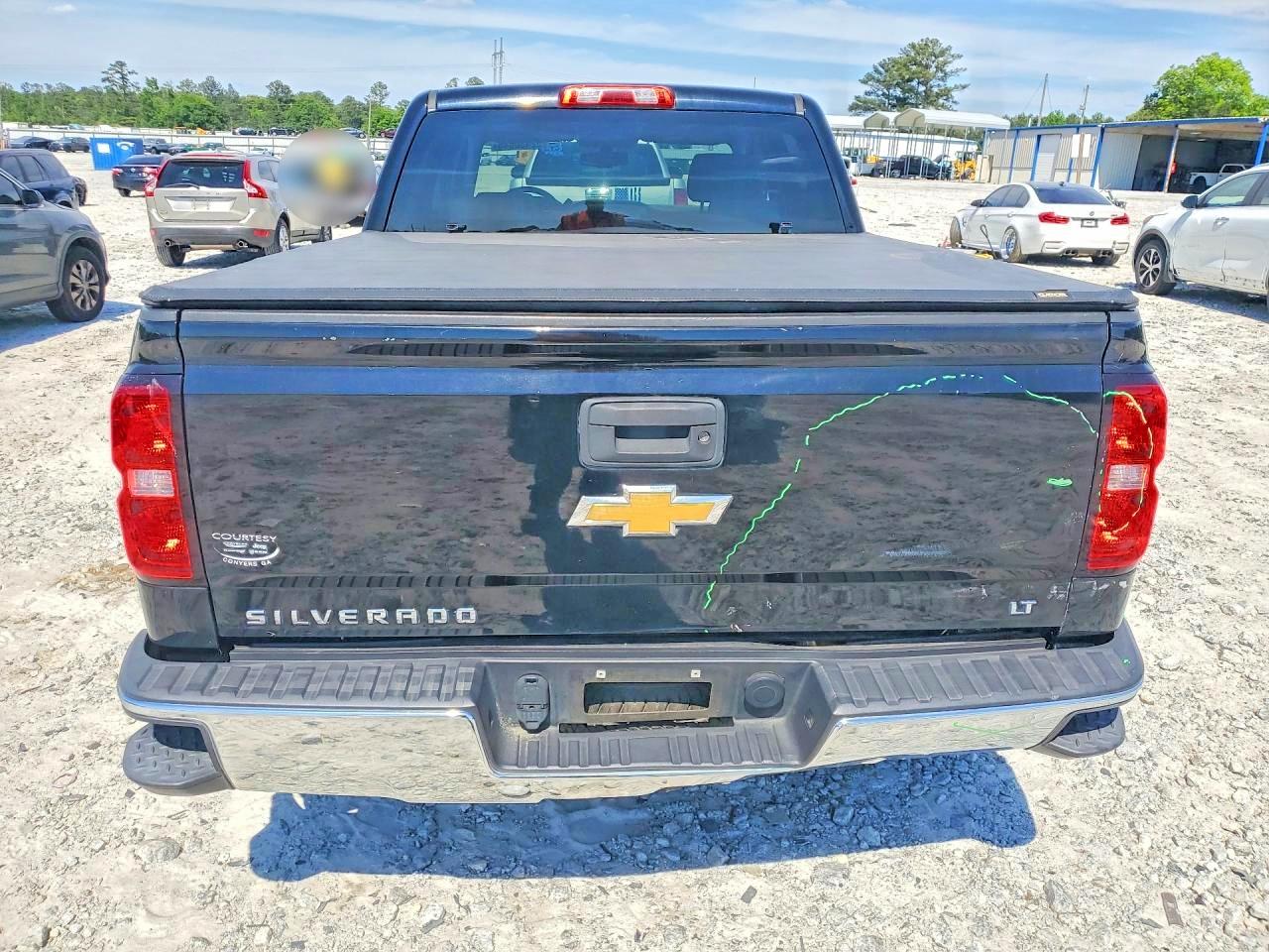 2015 Chevrolet Silverado C1500 Lt Black vin: 3GCPCREC5FG113489