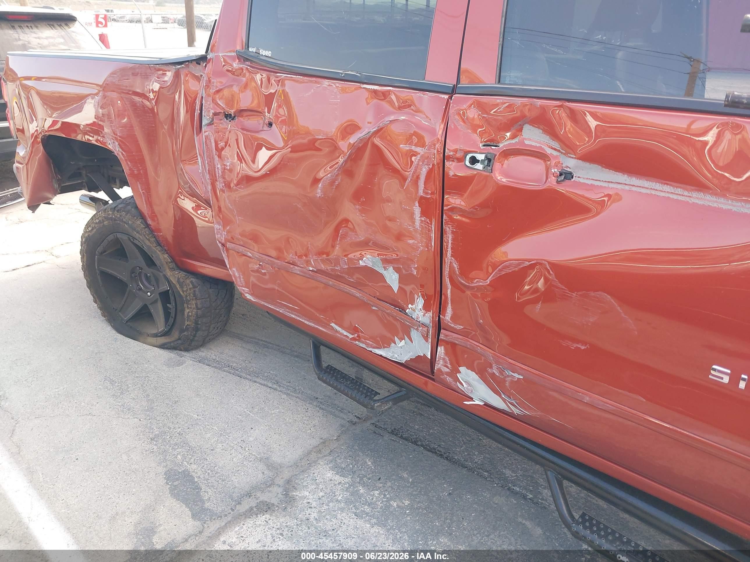 2015 Chevrolet Silverado 1500 Lt Orange vin: 3GCPCREC5FG222180