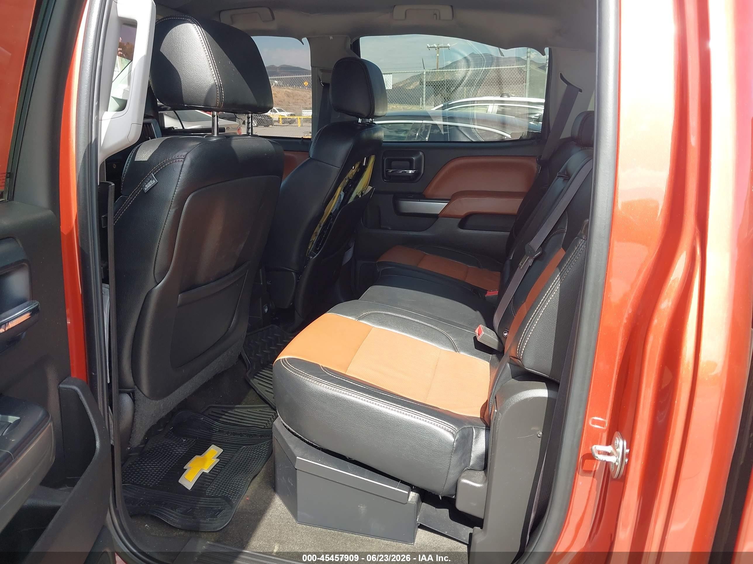 2015 Chevrolet Silverado 1500 Lt Orange vin: 3GCPCREC5FG222180