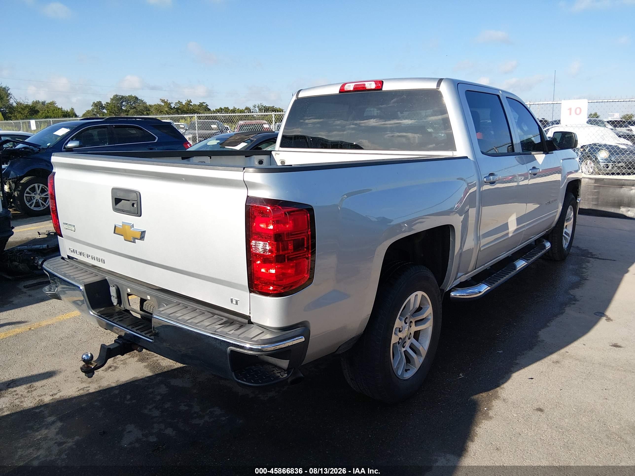 2015 Chevrolet Silverado 1500 Lt Silver vin: 3GCPCREC5FG324269