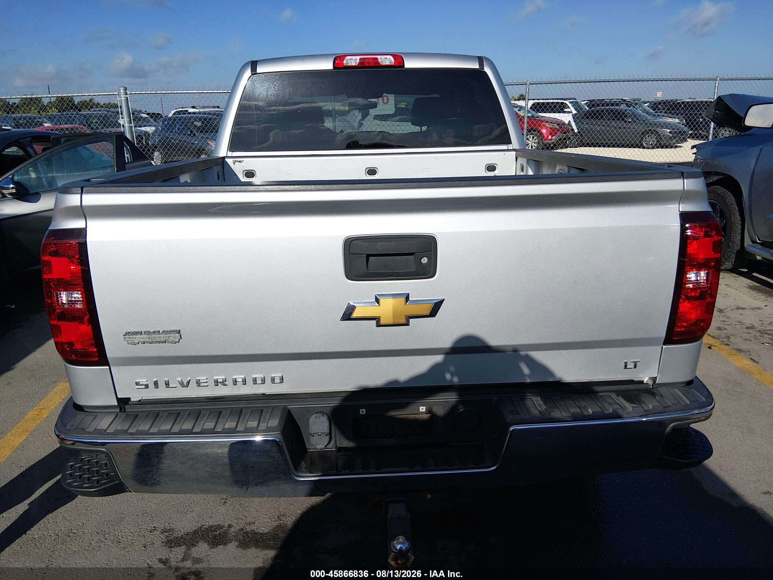 2015 Chevrolet Silverado 1500 Lt Silver vin: 3GCPCREC5FG324269