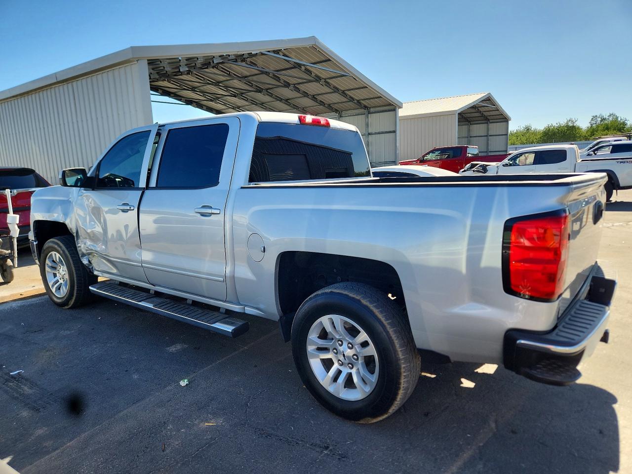 2015 Chevrolet Silverado C1500 Lt Silver vin: 3GCPCREC5FG492168