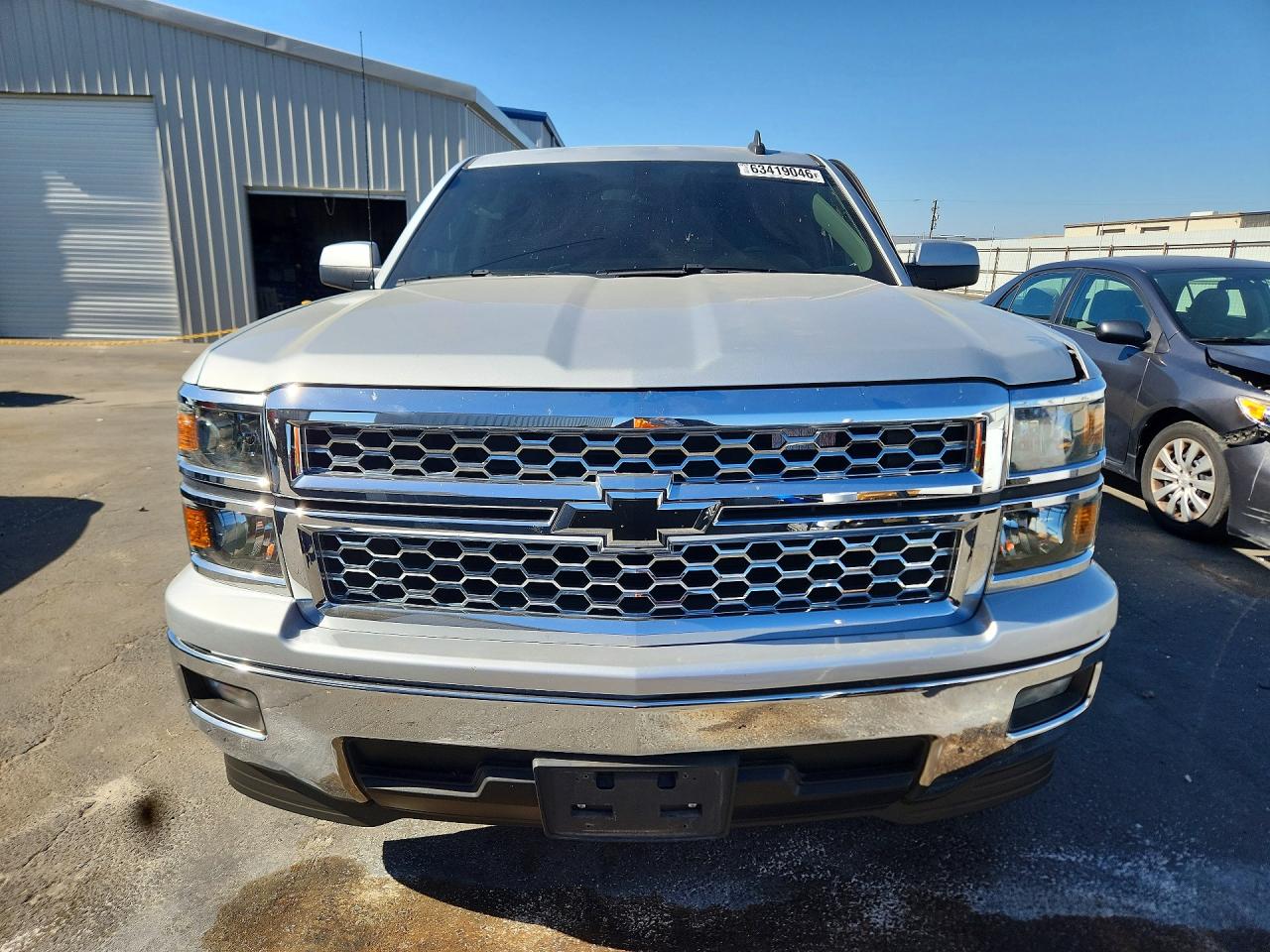 2015 Chevrolet Silverado C1500 Lt Silver vin: 3GCPCREC5FG492168