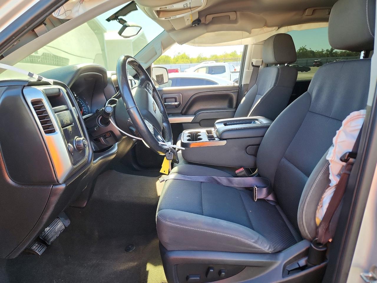 2015 Chevrolet Silverado C1500 Lt Silver vin: 3GCPCREC5FG492168