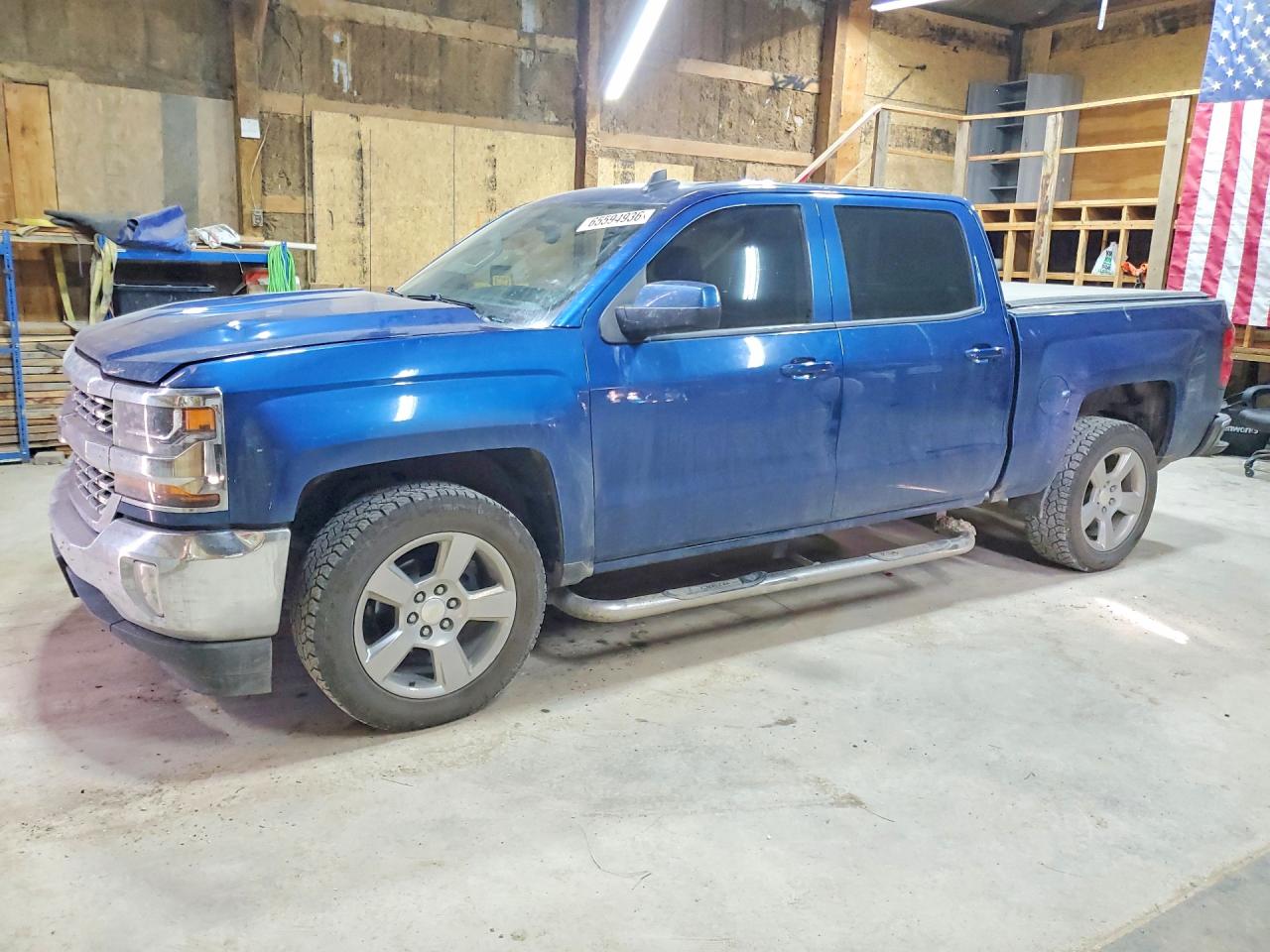 2017 Chevrolet Silverado C1500 Lt Blue vin: 3GCPCREC5HG266781